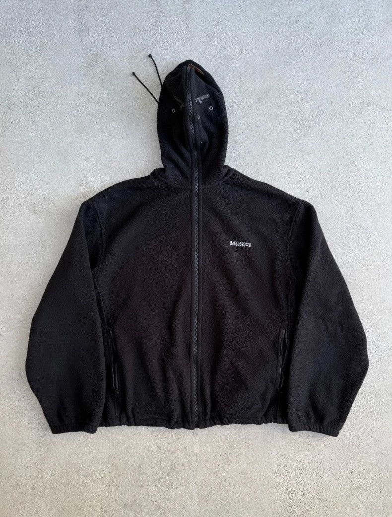 Vetements Vetements SS19 Gimp Face Mask Fleece Hoodie | Grailed