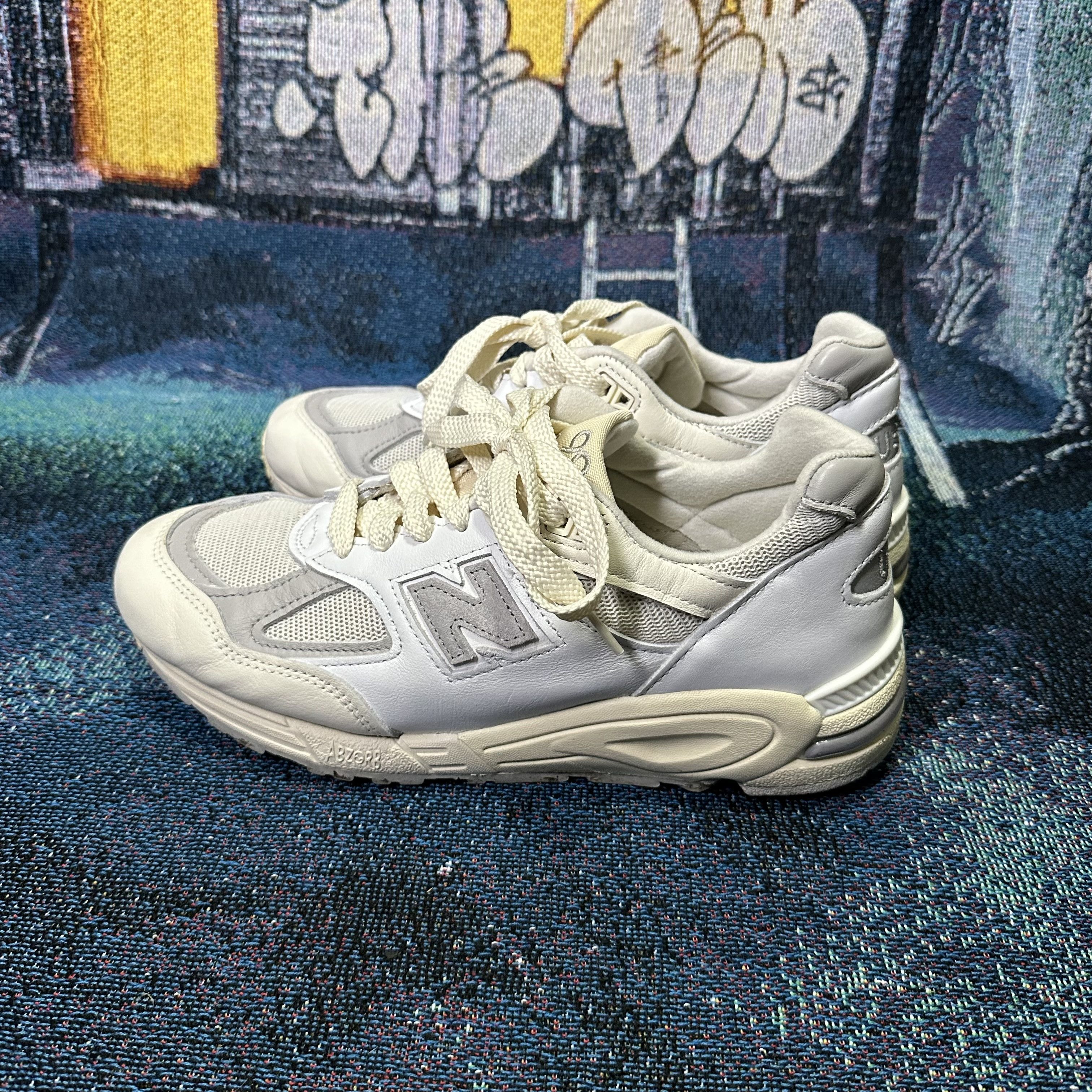 Aime Leon Dore × New Balance New Balance 990v2 MiUSA Teddy Santis Sea Salt Size US 8 / EU 41 - 3 Thumbnail