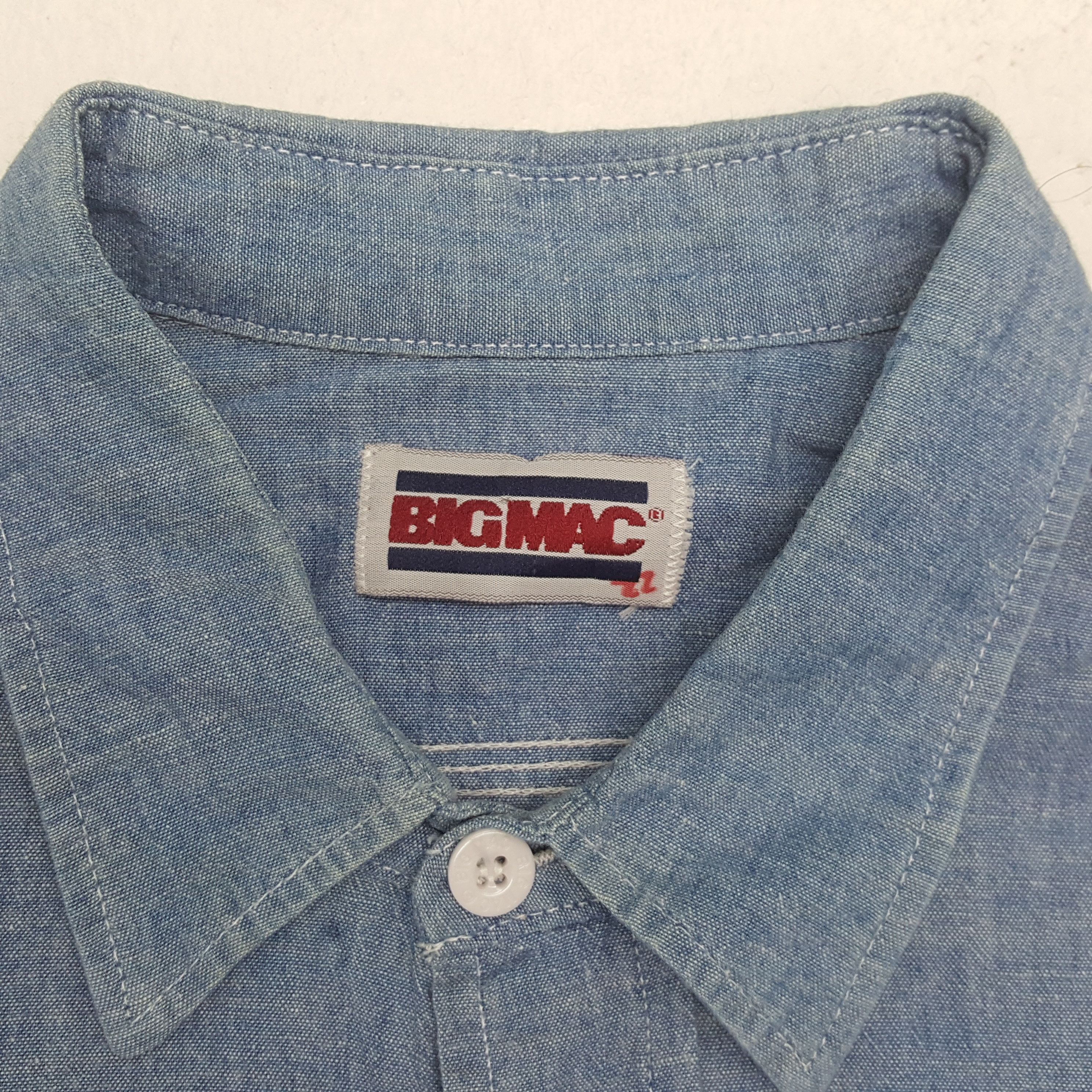 Big Mac Big Mac Double Pocket Design Shirt RR11 Size US XXL / EU 58 / 5 - 6 Thumbnail