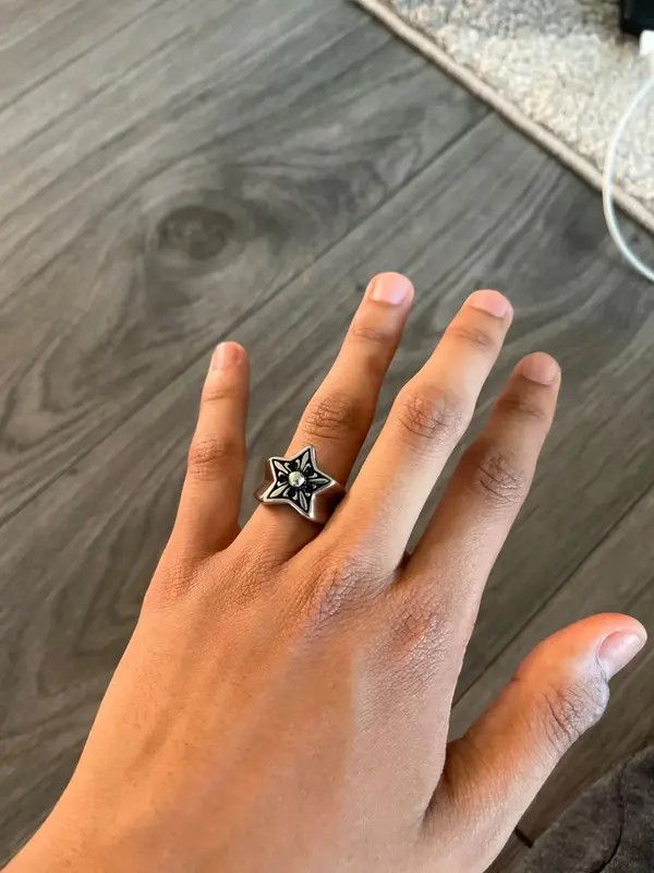 Jewelry Ibuki Simple Five-pointed Star Ring ( Size 7 to 12 ) Size ONE SIZE - 5 Thumbnail