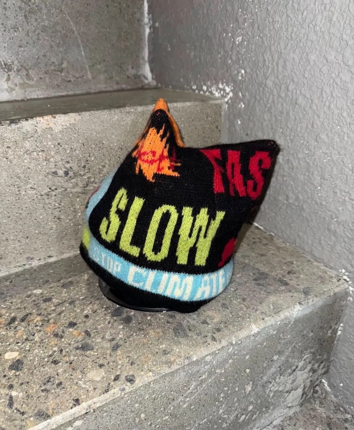 Other Vivienne Westwood Knit Hat with Colorful Pattern. Size ONE SIZE - 2 Thumbnail