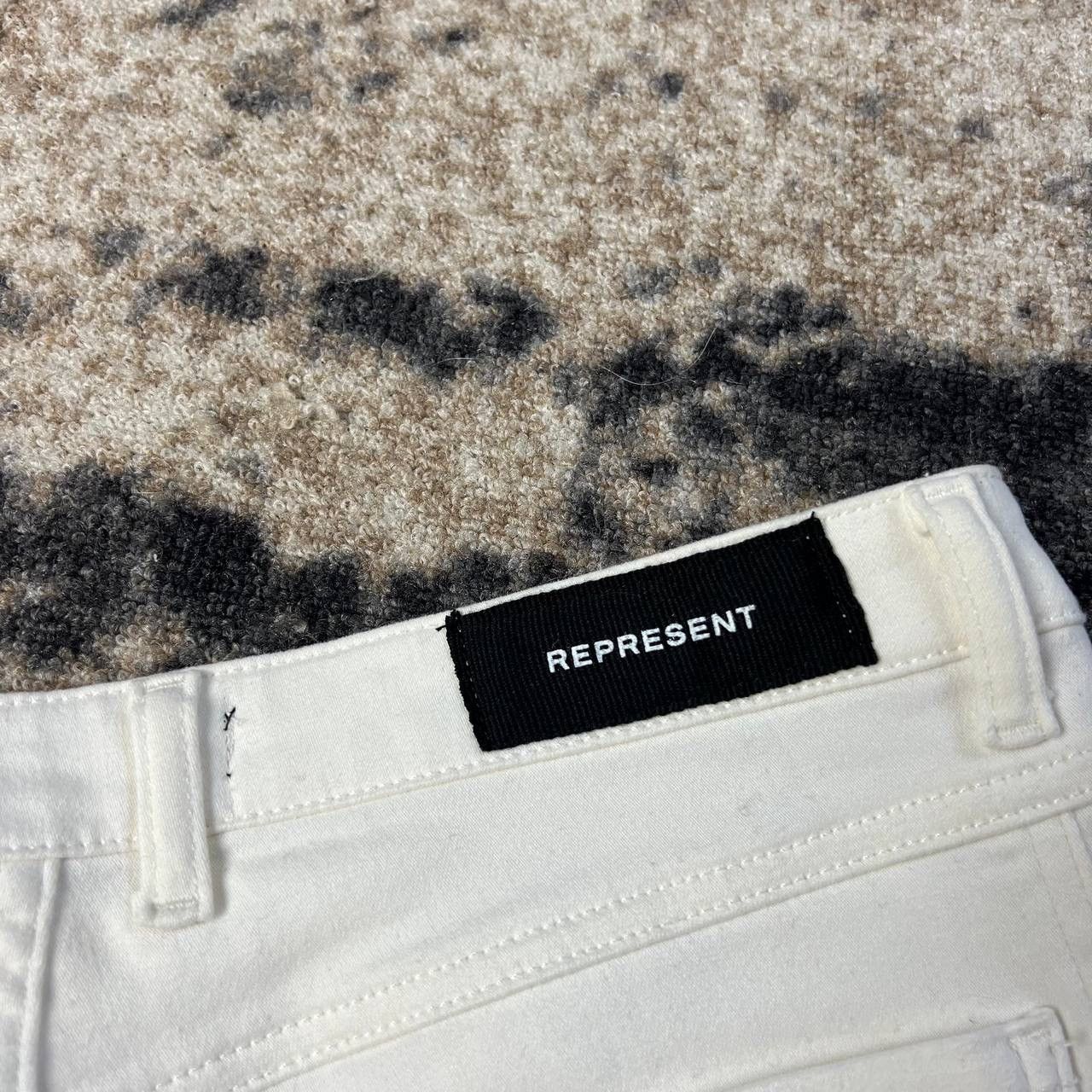 Represent Clo. Represent White Denim Slim Fit Jeans Streetwear Style Size US 32 / EU 48 - 13 Thumbnail