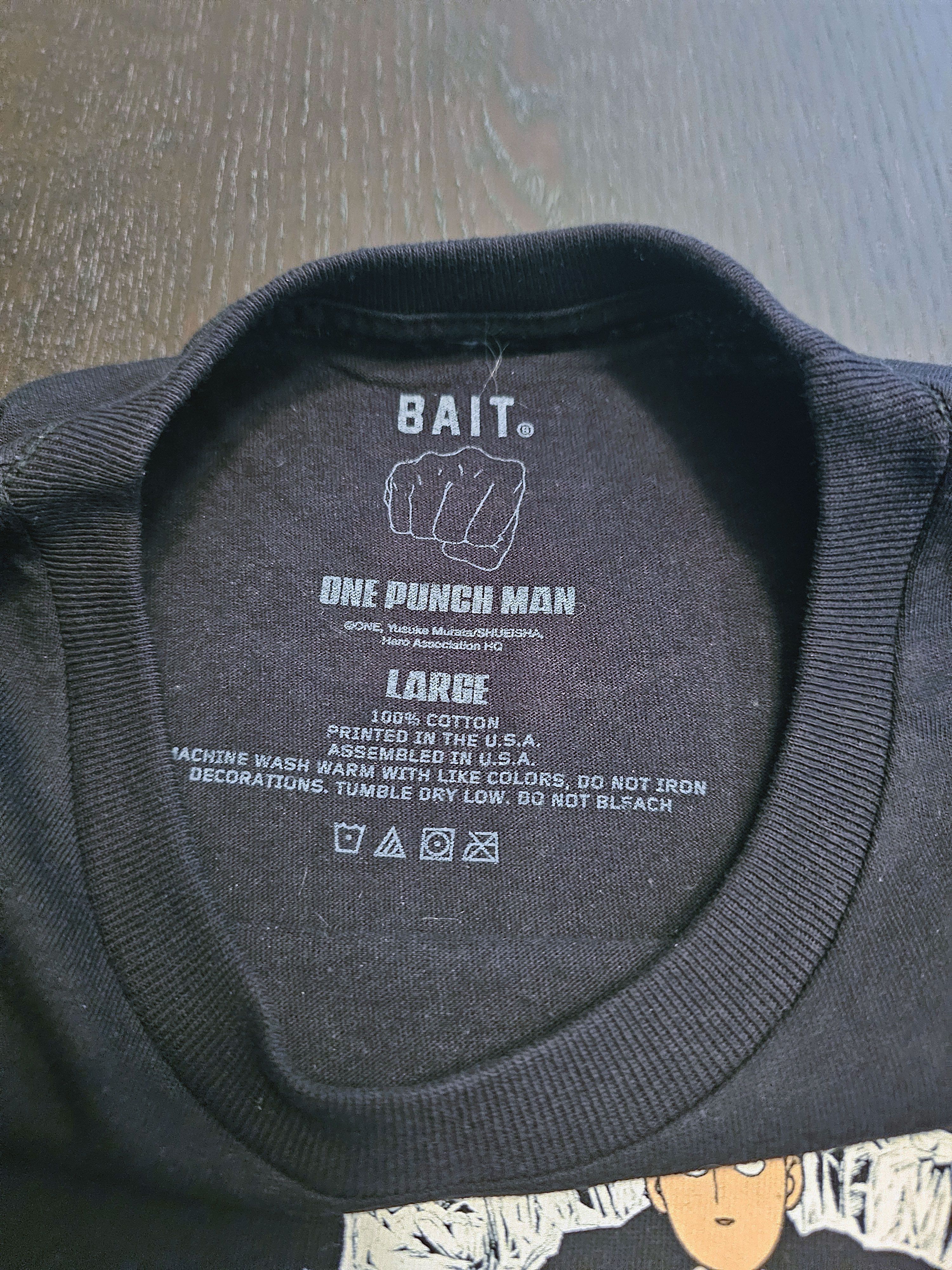 Bait BAIT x One Punch Man Logo T-Shirt Size US L / EU 52-54 / 3 - 3 Thumbnail