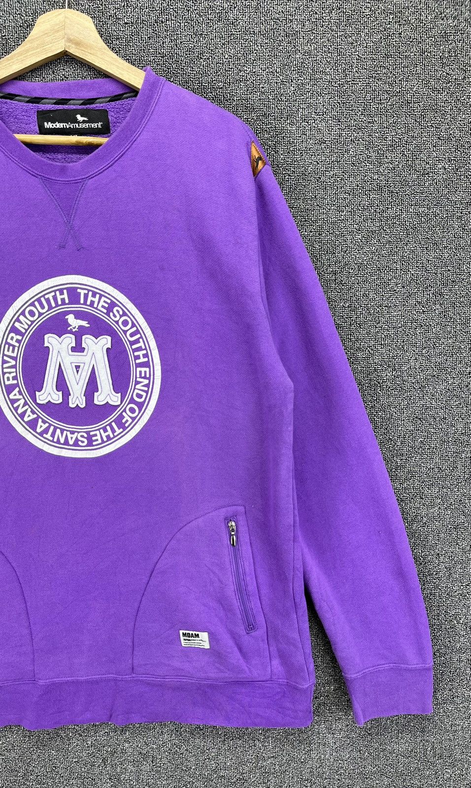 Modern Amusement Modern Amusement Purple Sweatshirt Size XL / US 12-14 / IT 48-50 - 4 Thumbnail