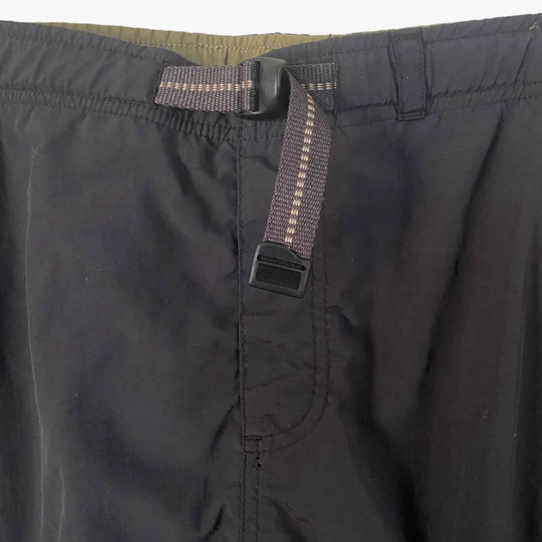 Vintage REI Cargo Hiking Shorts Mens 2XL Gray Nylon Belted Lined Pockets Rip Stop Utility Cargo Pro Size US 39 - 5 Thumbnail