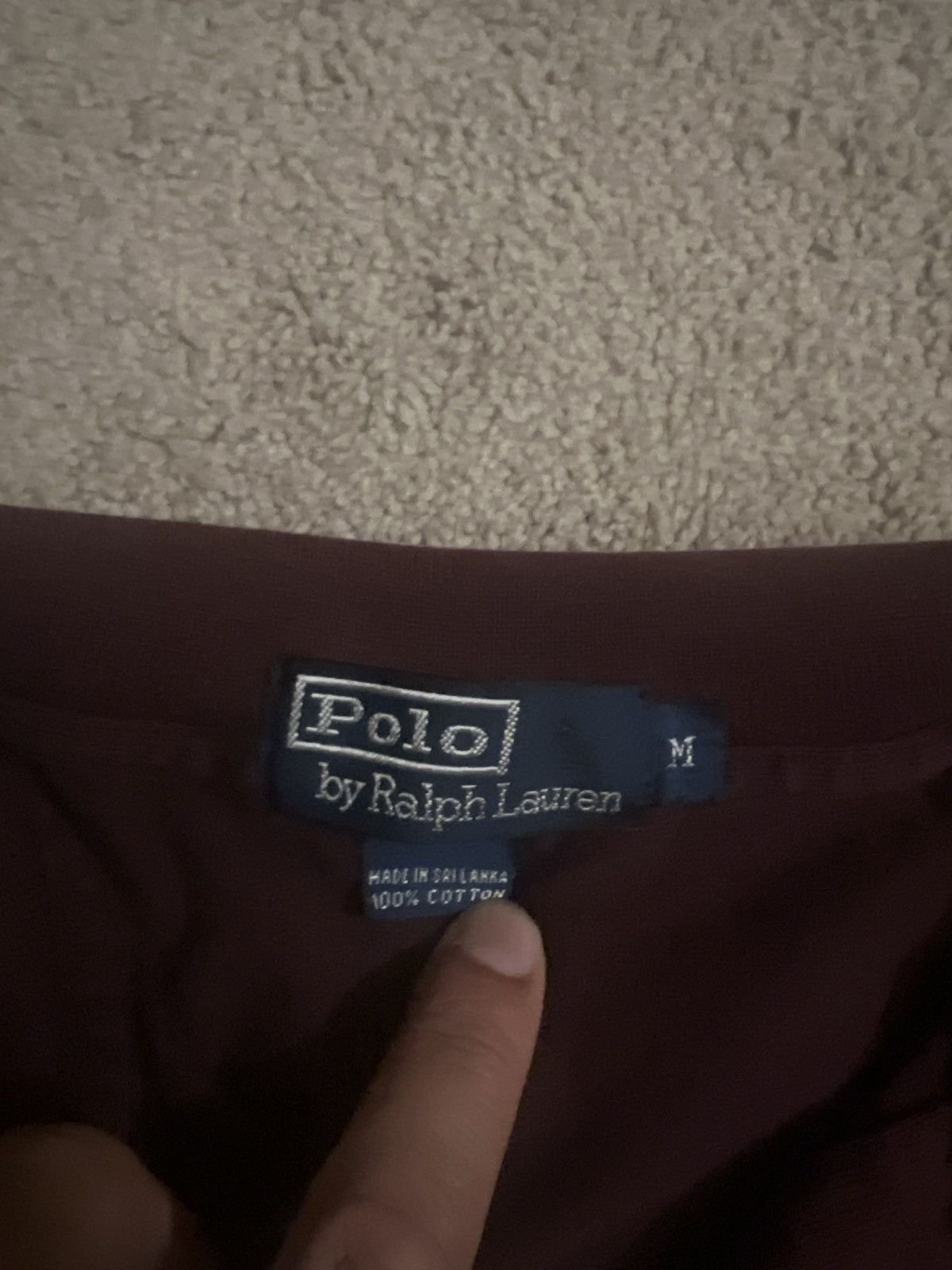 Polo Ralph Lauren Burgundy Polo Ralph Lauren Longsleeve Size US M / EU 48-50 / 2 - 3 Thumbnail
