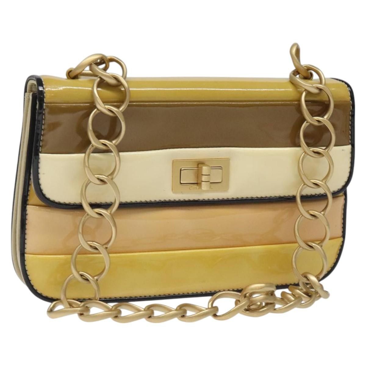 Chanel Chanel Vintage Chain Shoulder Bag Patent leather Size ONE SIZE - 1 Thumbnail