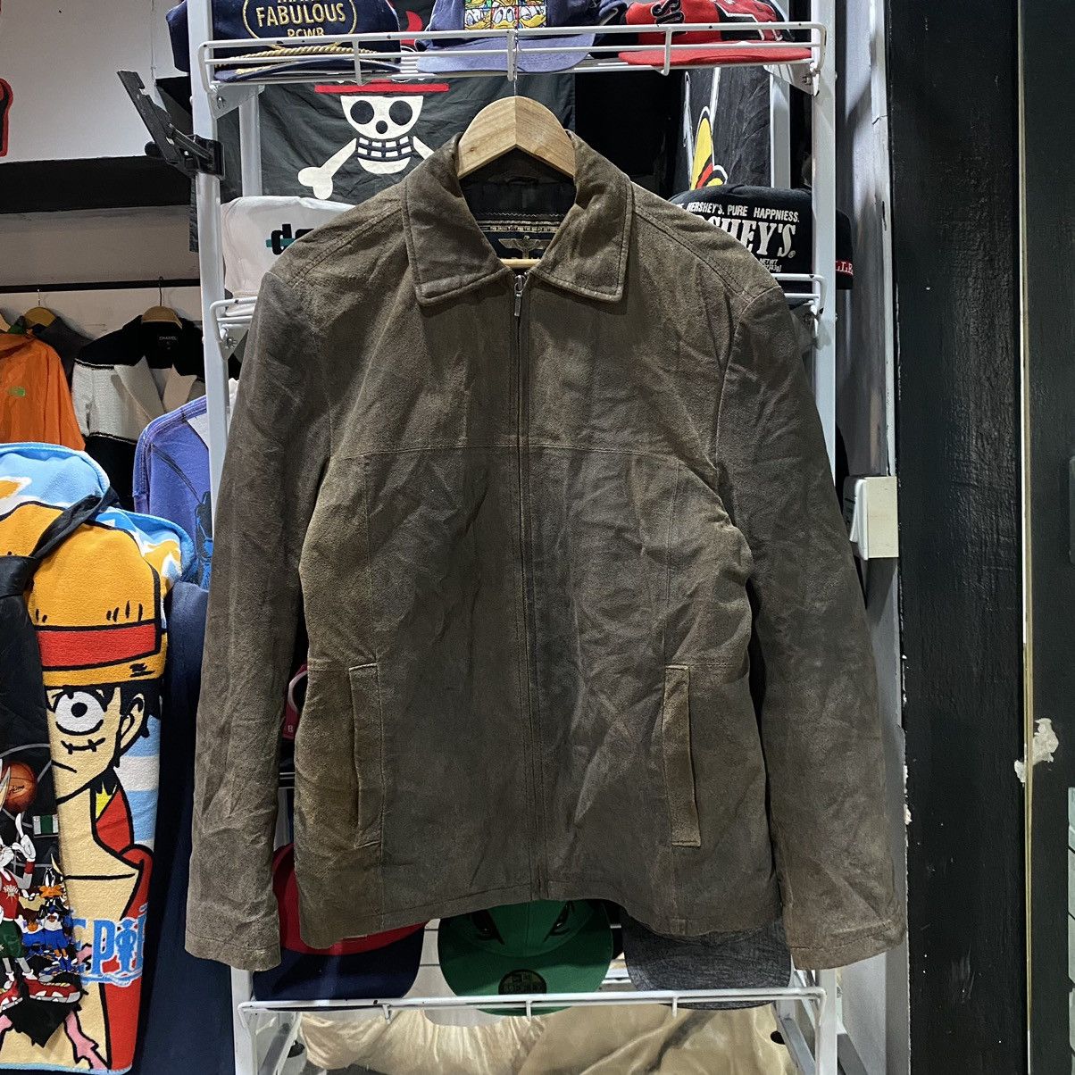 Boy London Rare Vintage 90s Boy London Suede Leather Jackets Size US L / EU 52-54 / 3 - 1 Thumbnail