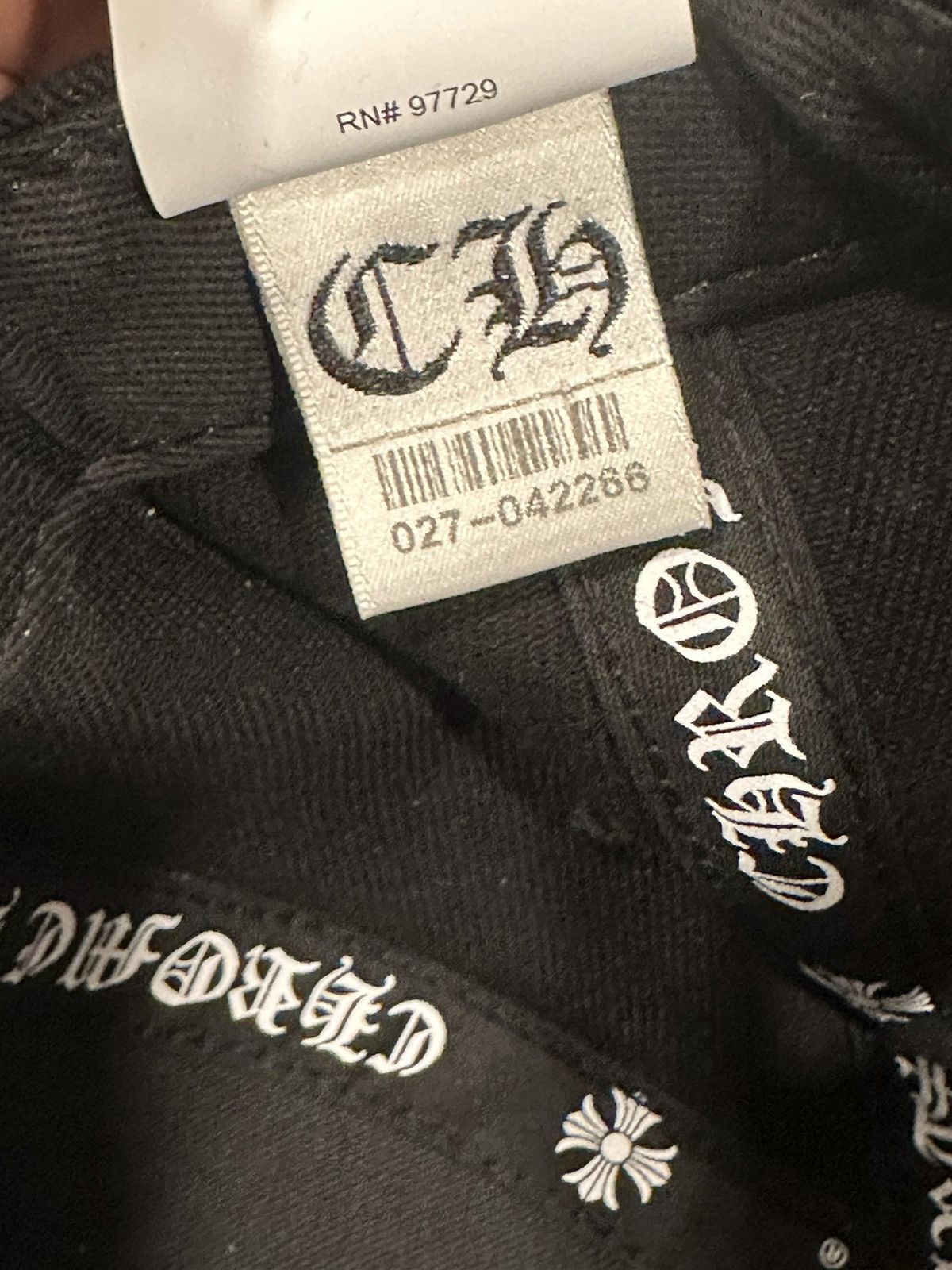 Chrome Hearts Chrome Hearts Denim Horseshoe Baseball Hat Size ONE SIZE - 8 Thumbnail