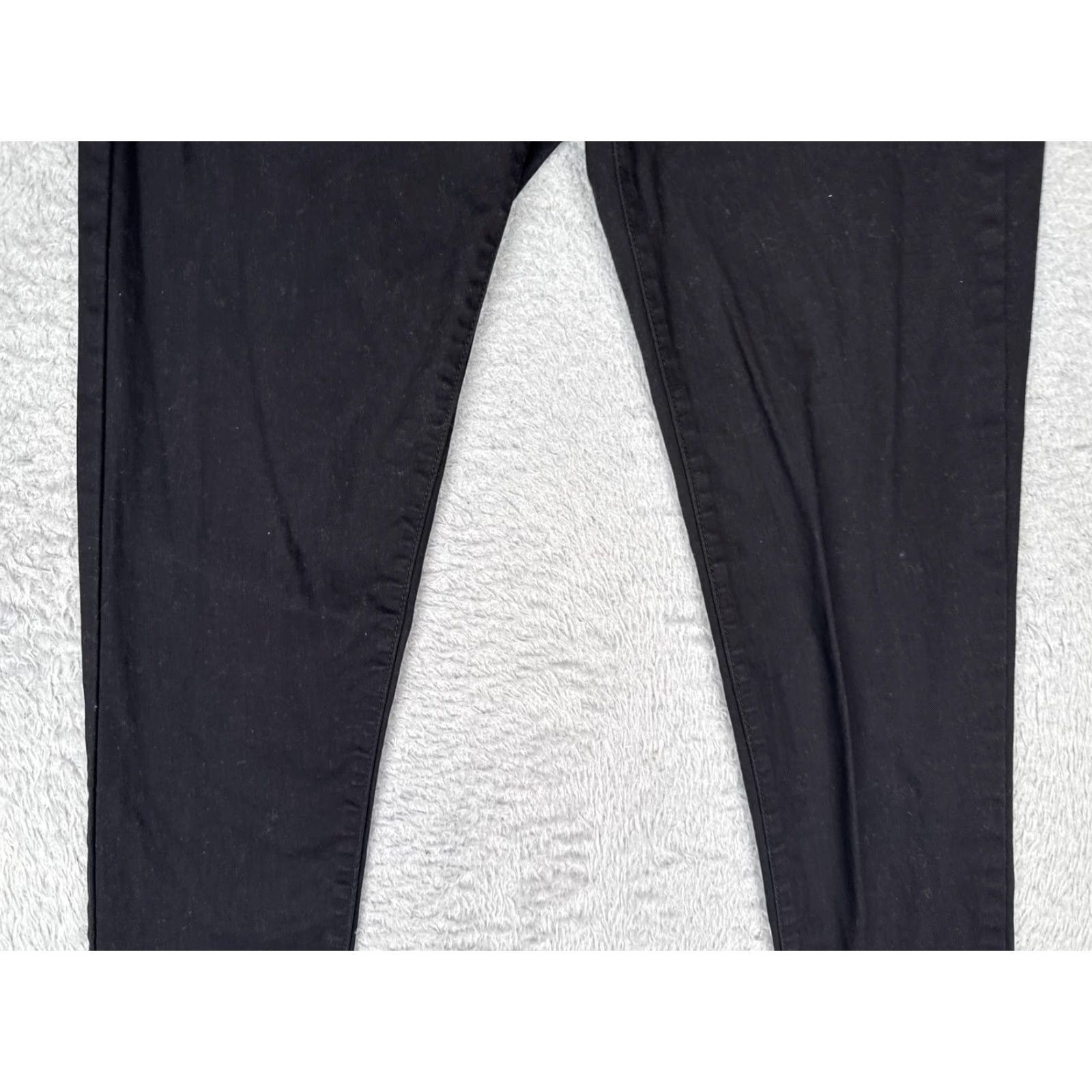 Levi's Levis 535 Legging Jeans Womens 28 Black Low Rise Stretch Denim Jegging 28x28 Size 28" / US 6 / IT 42 - 3 Thumbnail
