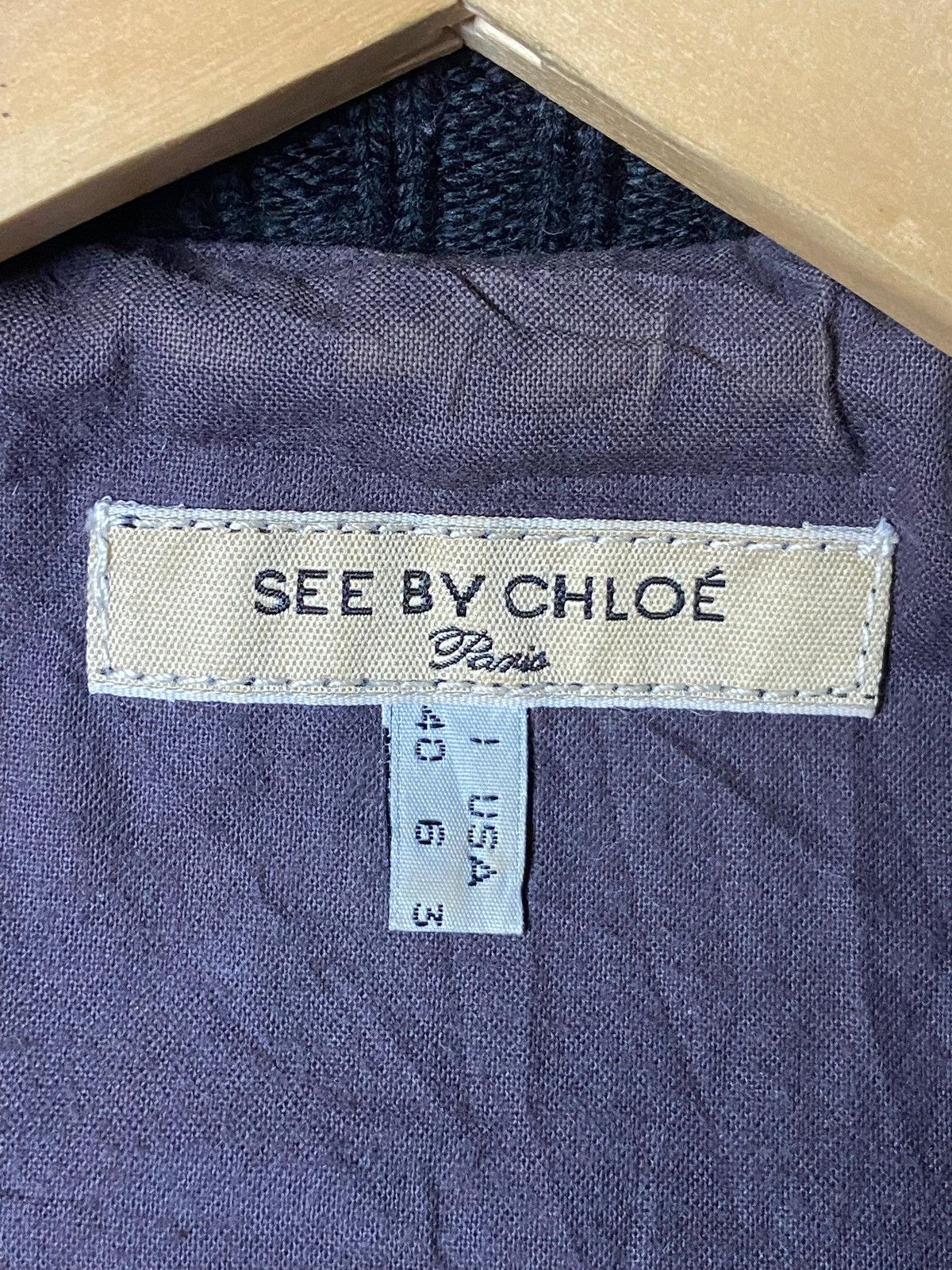 Japanese Brand SEE BY CHLOE Zip Up Design Jacket (141) Size US XXS / EU 40 - 7 Thumbnail