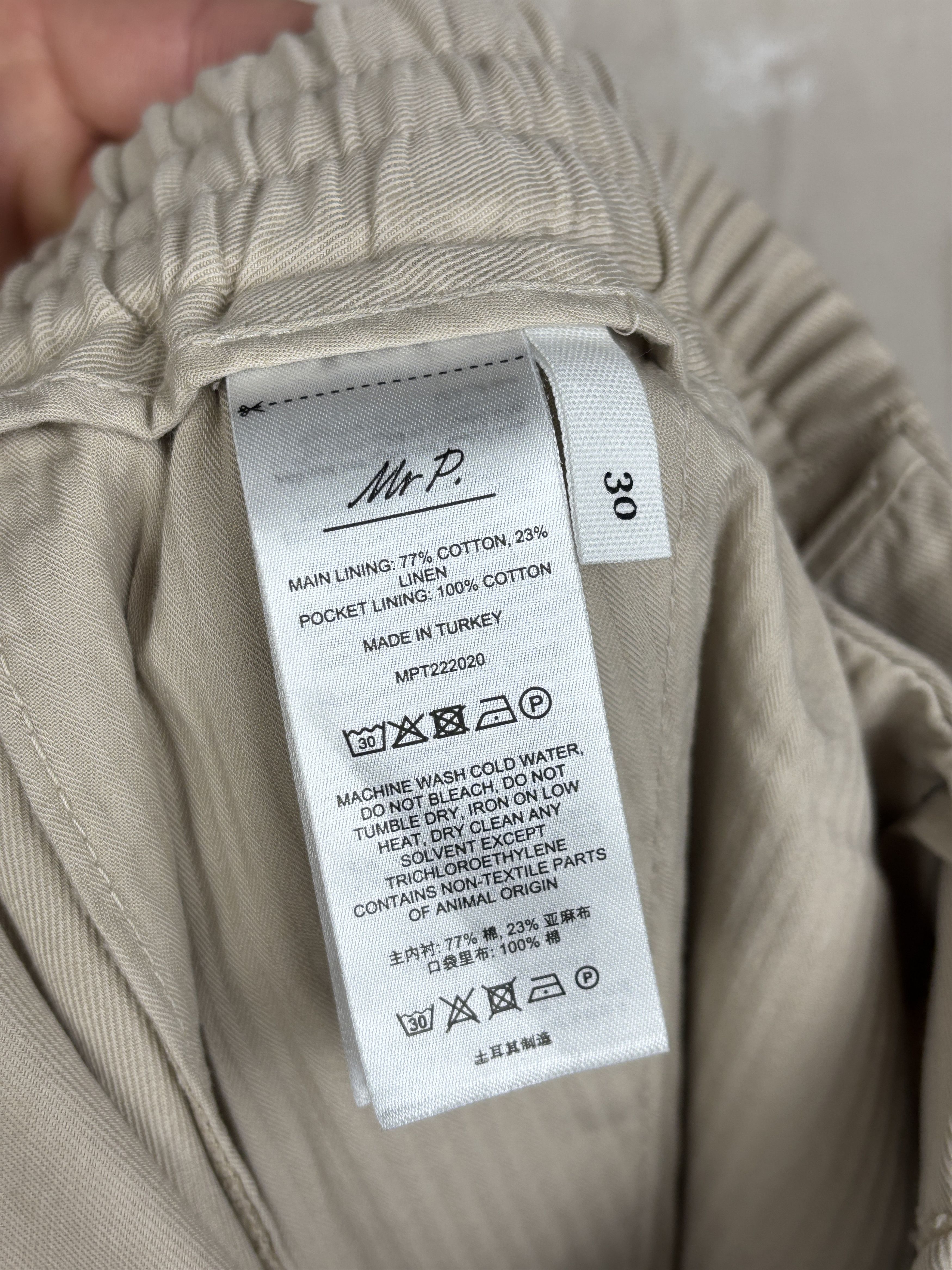 Mr P. Mr. Porter Chino Pants Cotton / Linen Size 30 Size US 30 / EU 46 - 16 Thumbnail