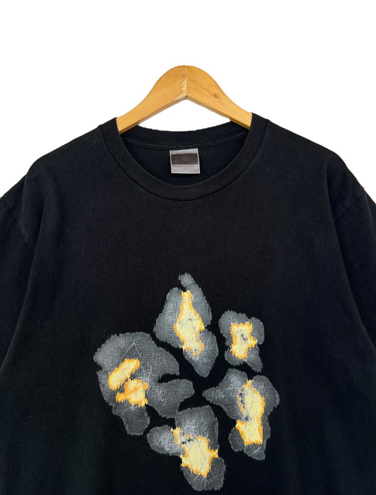 Bape Vintage Bape Motion Logo Black Tees Size US XL / EU 56 / 4 - 3 Thumbnail