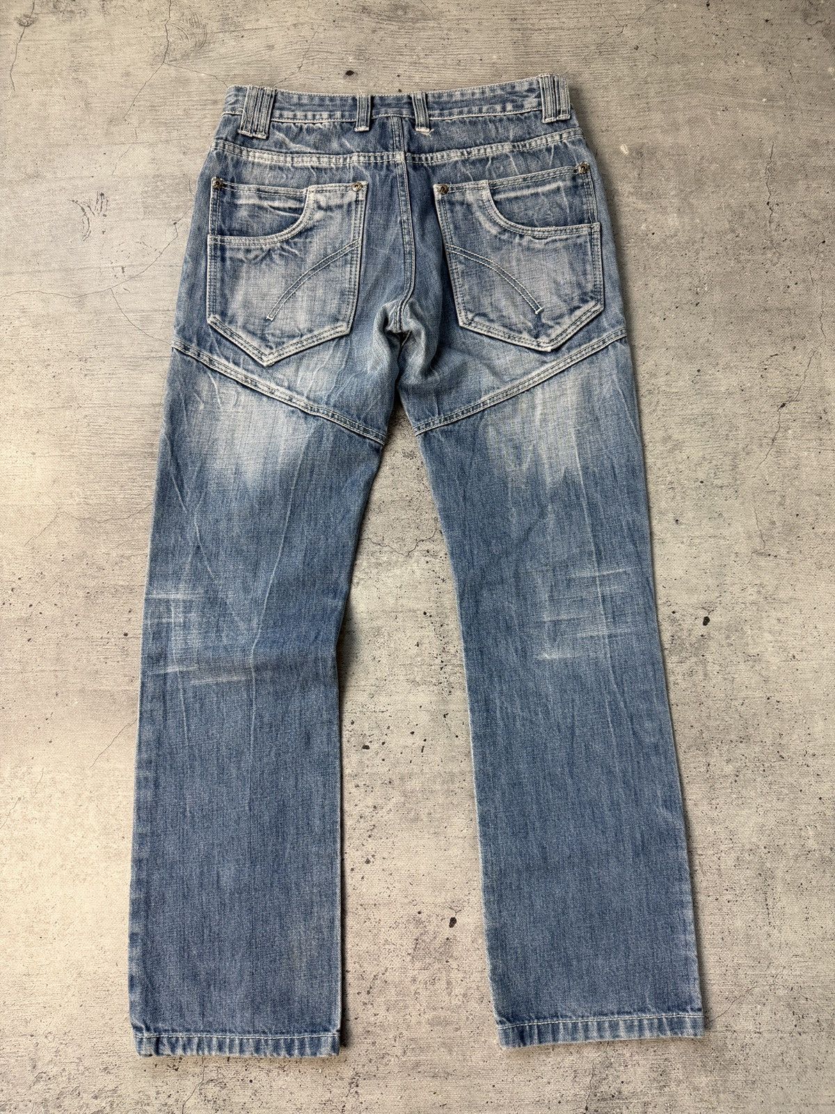 Tornado Mart Tornado mart flared pants vintage washed blue 90’s y2k jeans Size US 33 - 3 Thumbnail