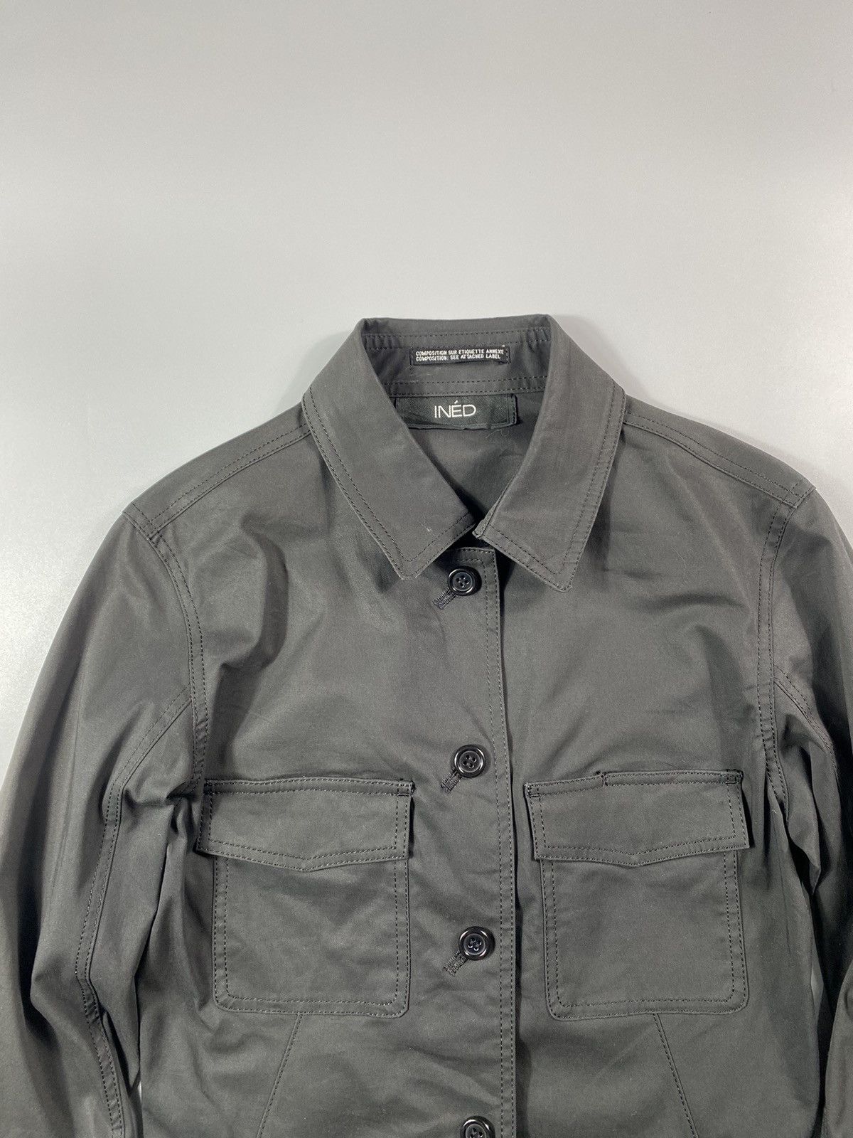 Japanese Brand × Yohji Yamamoto Ined Yohji Yamamoto- Button Down Utility Shirt Size S / US 4 / IT 40 - 6 Thumbnail