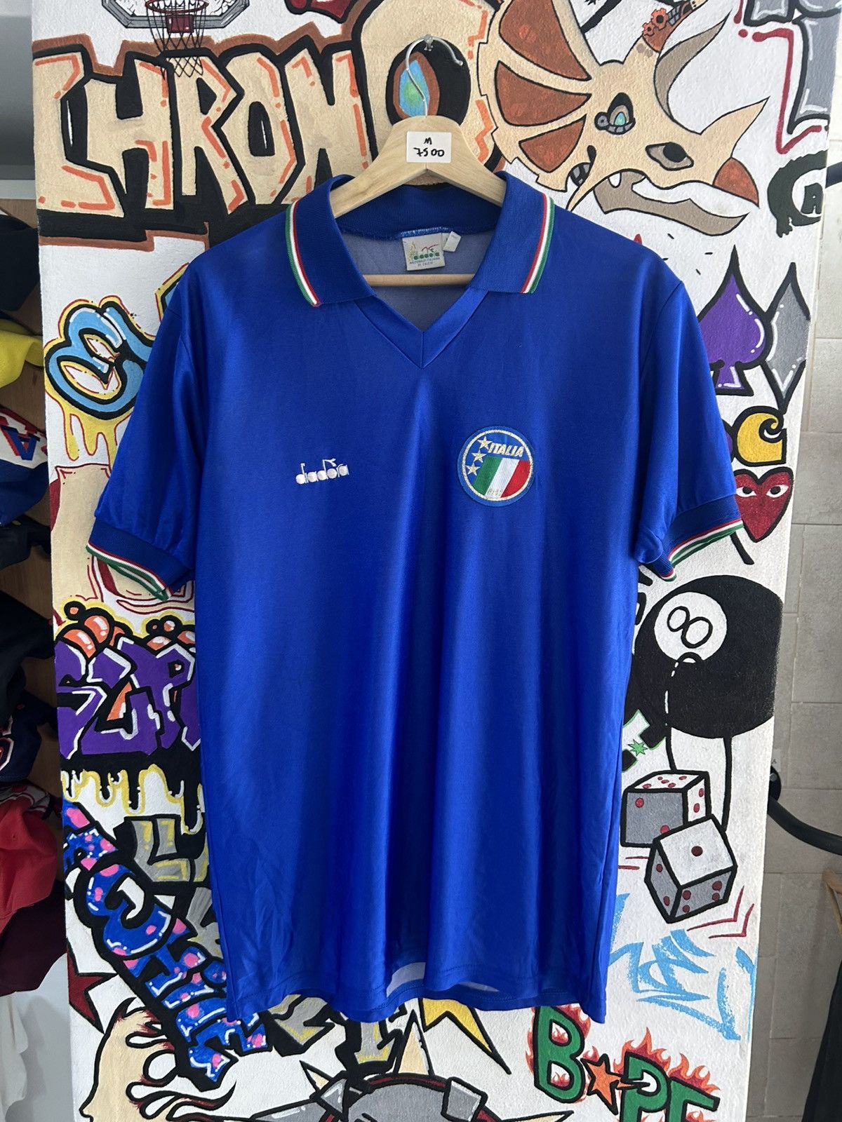 Diadora Italy 1985-91 Home Kit Size US M / EU 48-50 / 2 - 1 Thumbnail