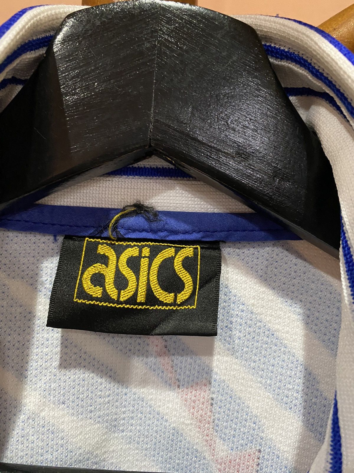 Asics 1990s ASICS Track Jacket with Geometric Design Sportswear Size US L / EU 52-54 / 3 - 8 Thumbnail