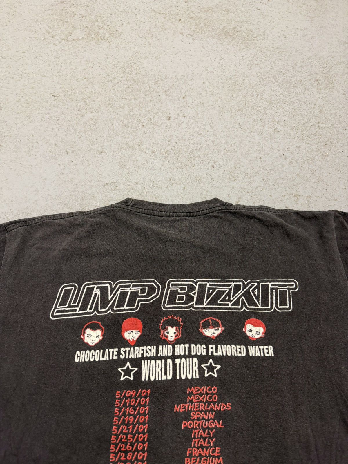 Band Tees Vintage 2001 Limp Bizkit Tour T-Shirt Size US XL / EU 56 / 4 - 11 Thumbnail
