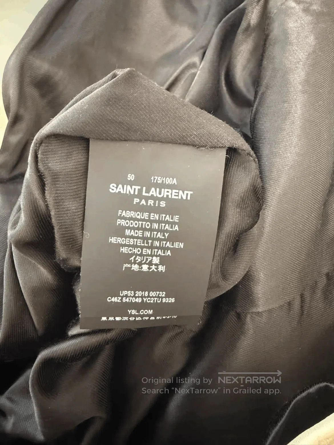 Saint Laurent Paris Sz 50 Saint Laurent Paris Golden Button Leather Jacket. Size US M / EU 48-50 / 2 - 7 Thumbnail