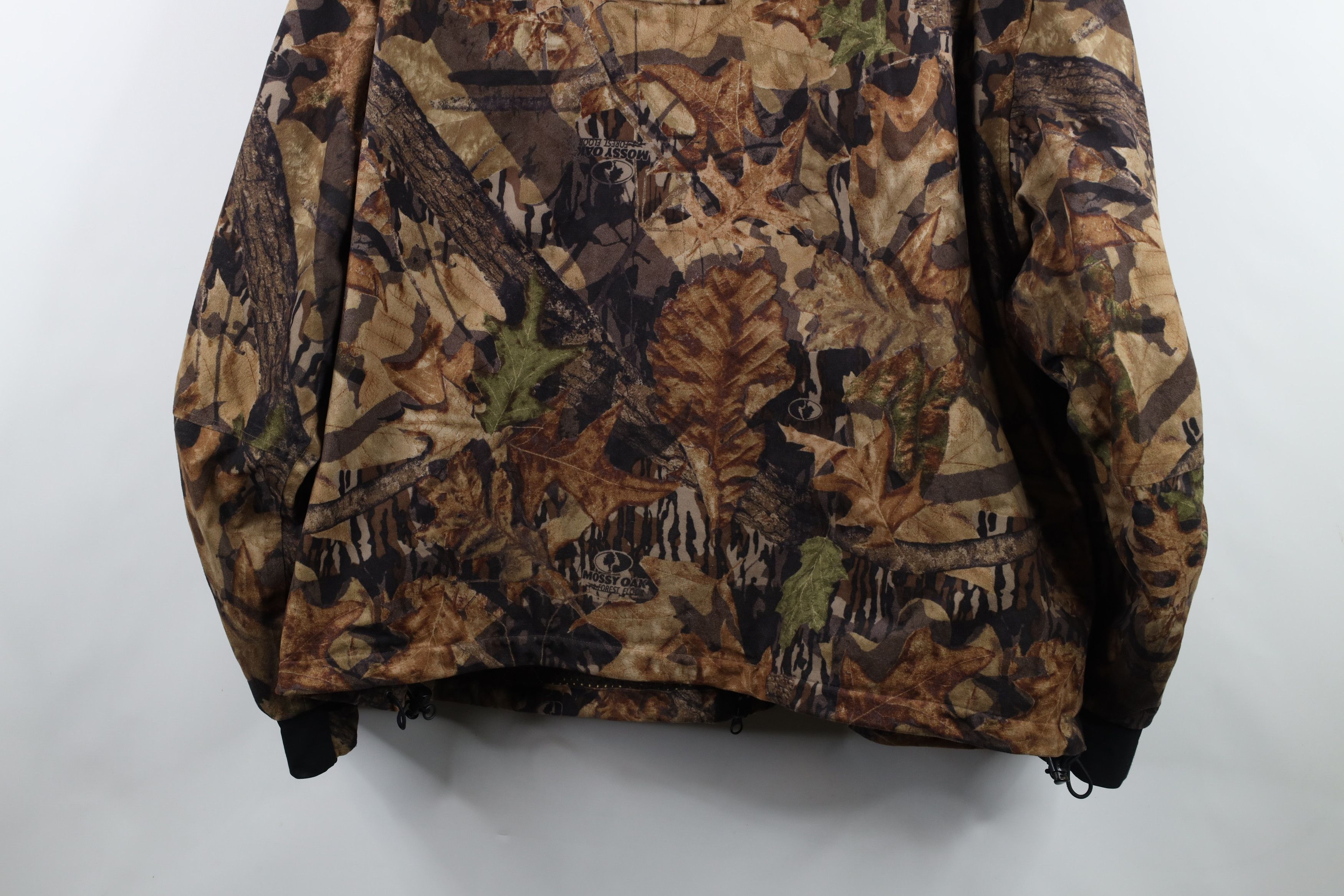 Vintage Vintage Browning Mossy Oak Camouflage Chamois Hooded Jacket Size US XL / EU 56 / 4 - 16 Thumbnail