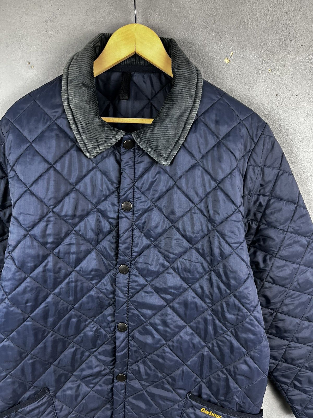 Barbour Vintage Barbour Liddesdale Quilted Men's Jacket Navy M Size US L / EU 52-54 / 3 - 4 Thumbnail
