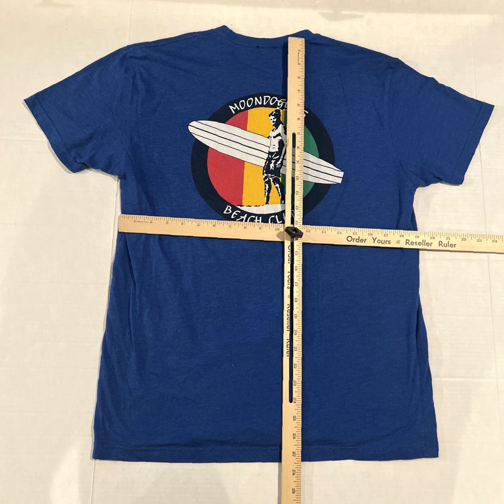 Vintage VINTAGE Moondoggies Beach Club Gidget Surfing Movie Surfer Shirt XL Blue Men Size US XL / EU 56 / 4 - 7 Thumbnail