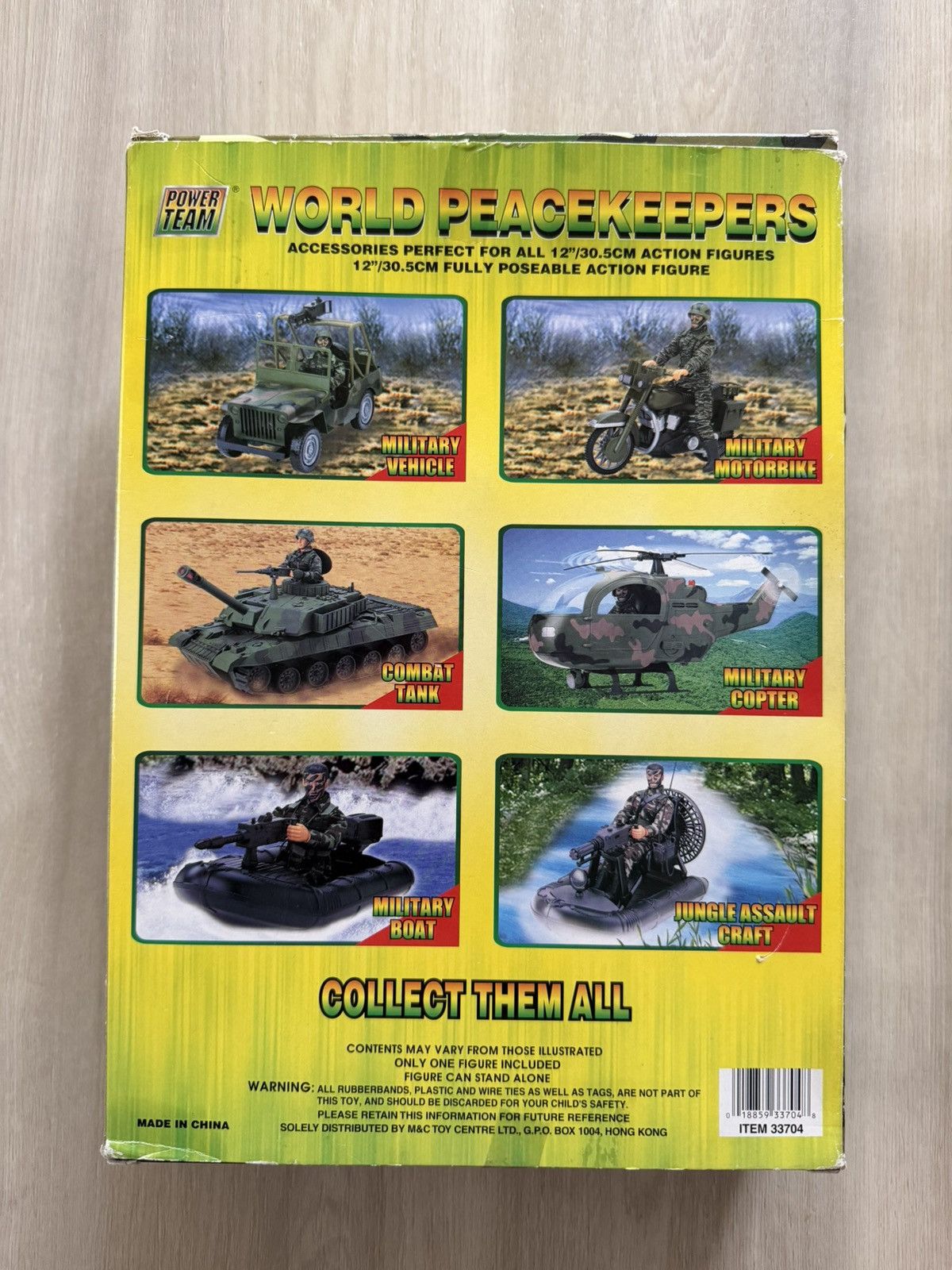 Vintage Vintage Power World Peacekeepers Military Special Force 12” Size ONE SIZE - 3 Thumbnail