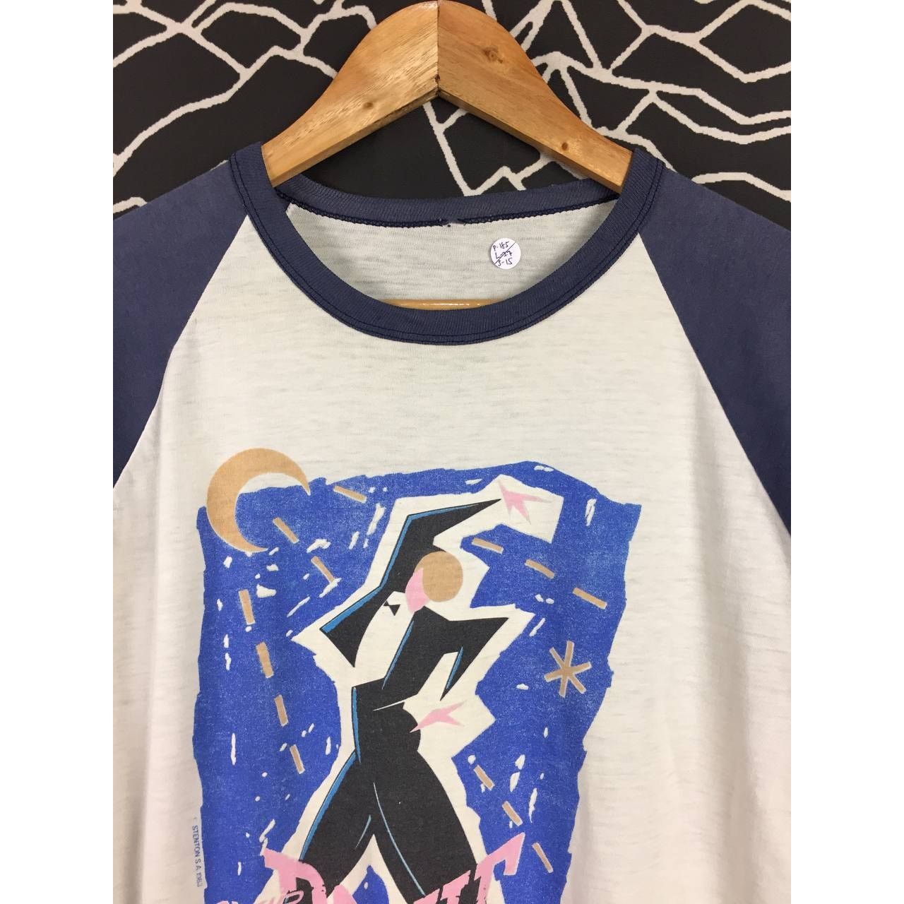 Band Tees Vtg 80s David Bowie Serious Moonlight Tour 83 Raglan Tee Size US S / EU 44-46 / 1 - 3 Thumbnail
