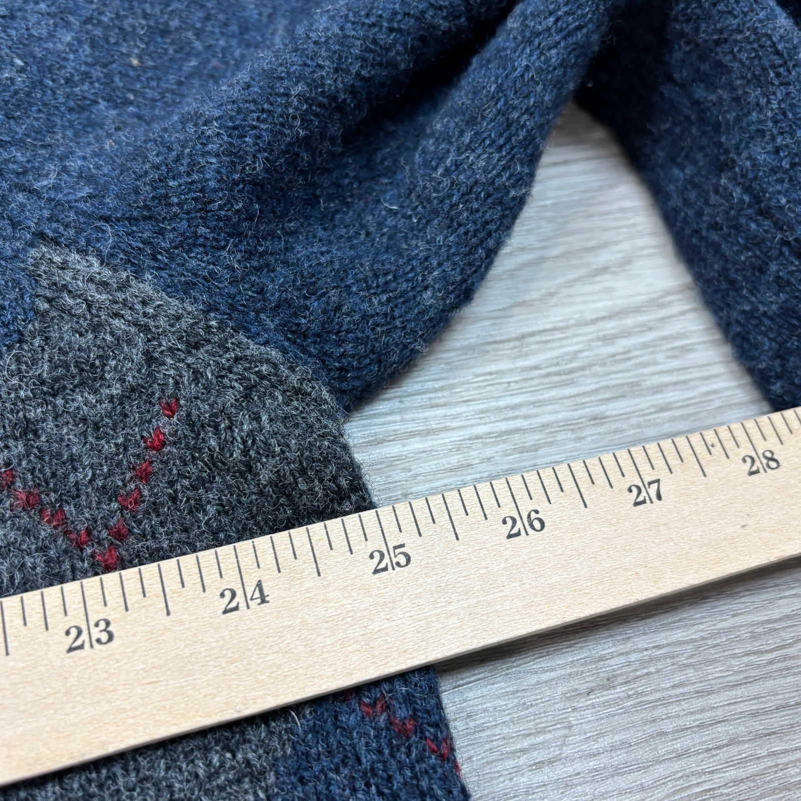 L.L. Bean × Vintage VTG LL Bean Shetland Wool Argyle 1/4 Zip Sweater Pullover XL Size US XL / EU 56 / 4 - 5 Thumbnail