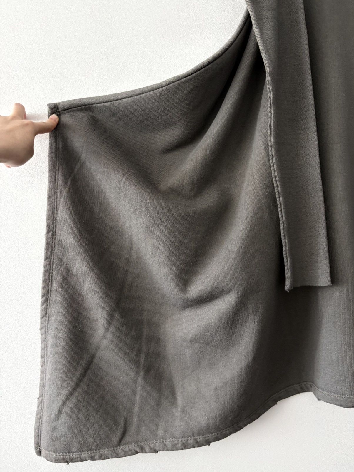 Rick Owens Drkshdw Rick Owens DRKSHDW Asymmetric Fleece Top Size US M / EU 48-50 / 2 - 3 Thumbnail