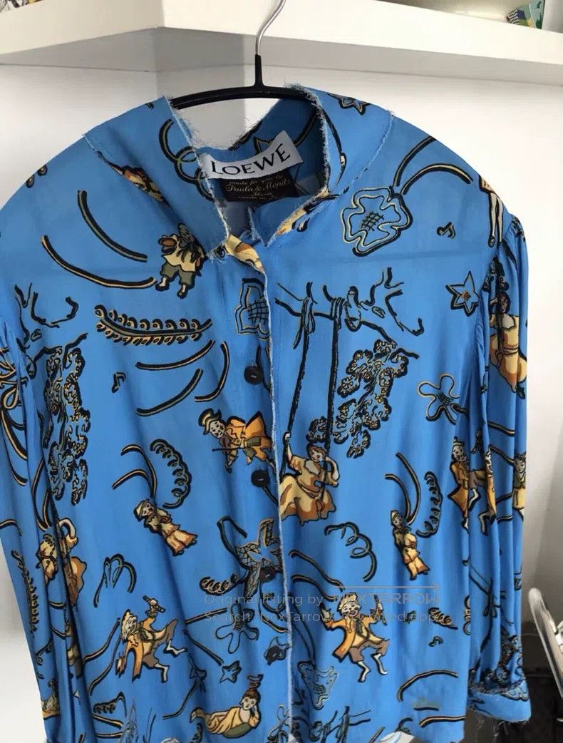 Loewe Loewe Teal Shirt Size XS / US 0-2 / IT 36-38 - 4 Thumbnail