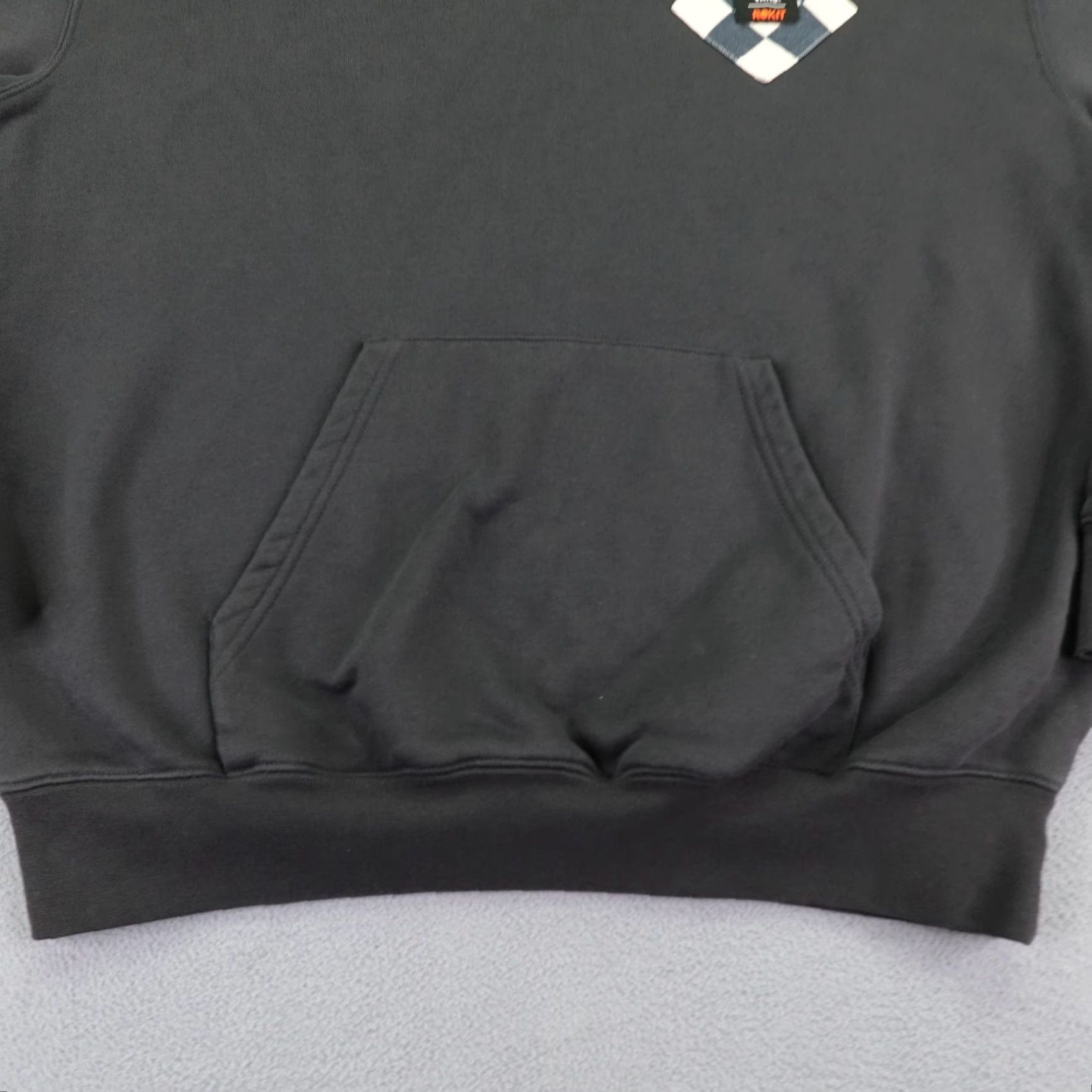 Vans VANS Hoodie Mens Small Gray Rokit Skateboarding Racing Checks Pullover Sweater Size US S / EU 44-46 / 1 - 5 Thumbnail