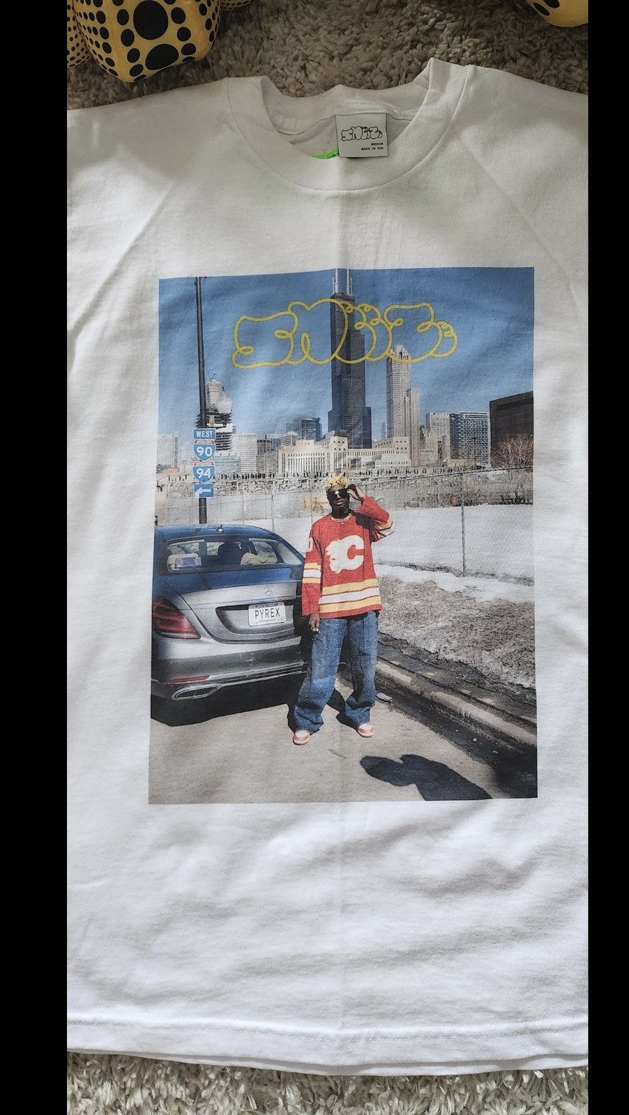 Virgil Abloh 2021 SNEEZE x VIRGIL ABLOH ISSUE 50 PHOTO WHITE TEE 