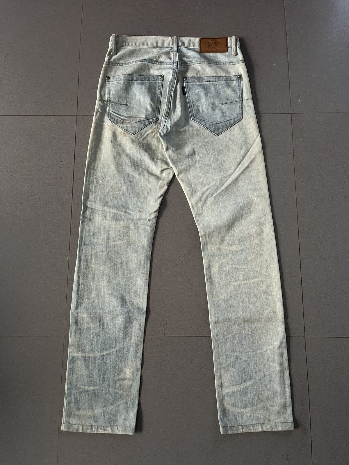Tornado Mart TORNADO MART JAPANESE DENIM JEANS BASIC BLUE FADE PANTS Size US 30 / EU 46 - 2 Thumbnail