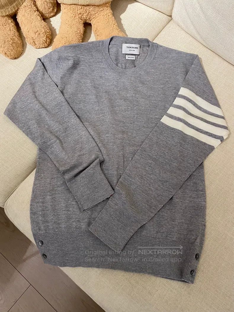 Thom Browne Thom Browne Thin Angora Wool Cardigan Size US M / EU 48-50 / 2 - 1 Thumbnail