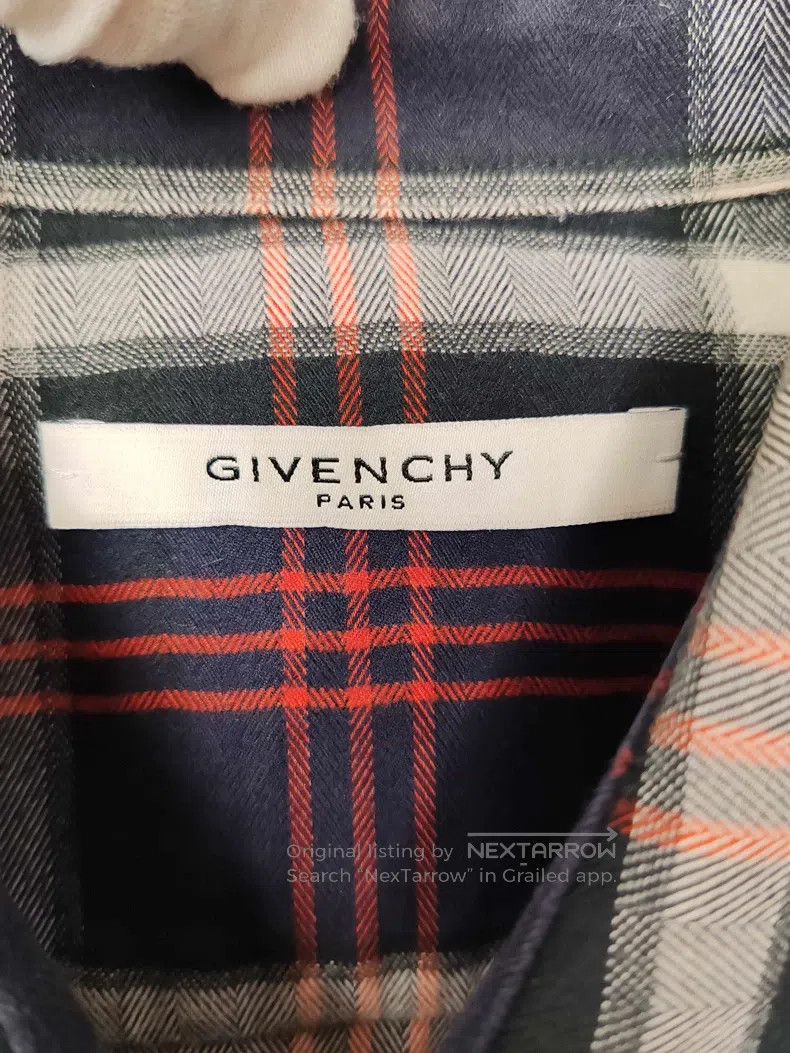 Givenchy Givenchy Size 41 Men's Flannel Plaid Shirt Size US S / EU 44-46 / 1 - 3 Thumbnail