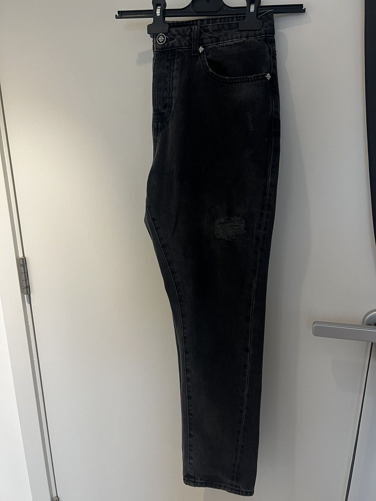 John Richmond John Richmond “It’s Only Rock N Roll” BlackDistressedJeans34 Size US 34 / EU 50 - 3 Thumbnail