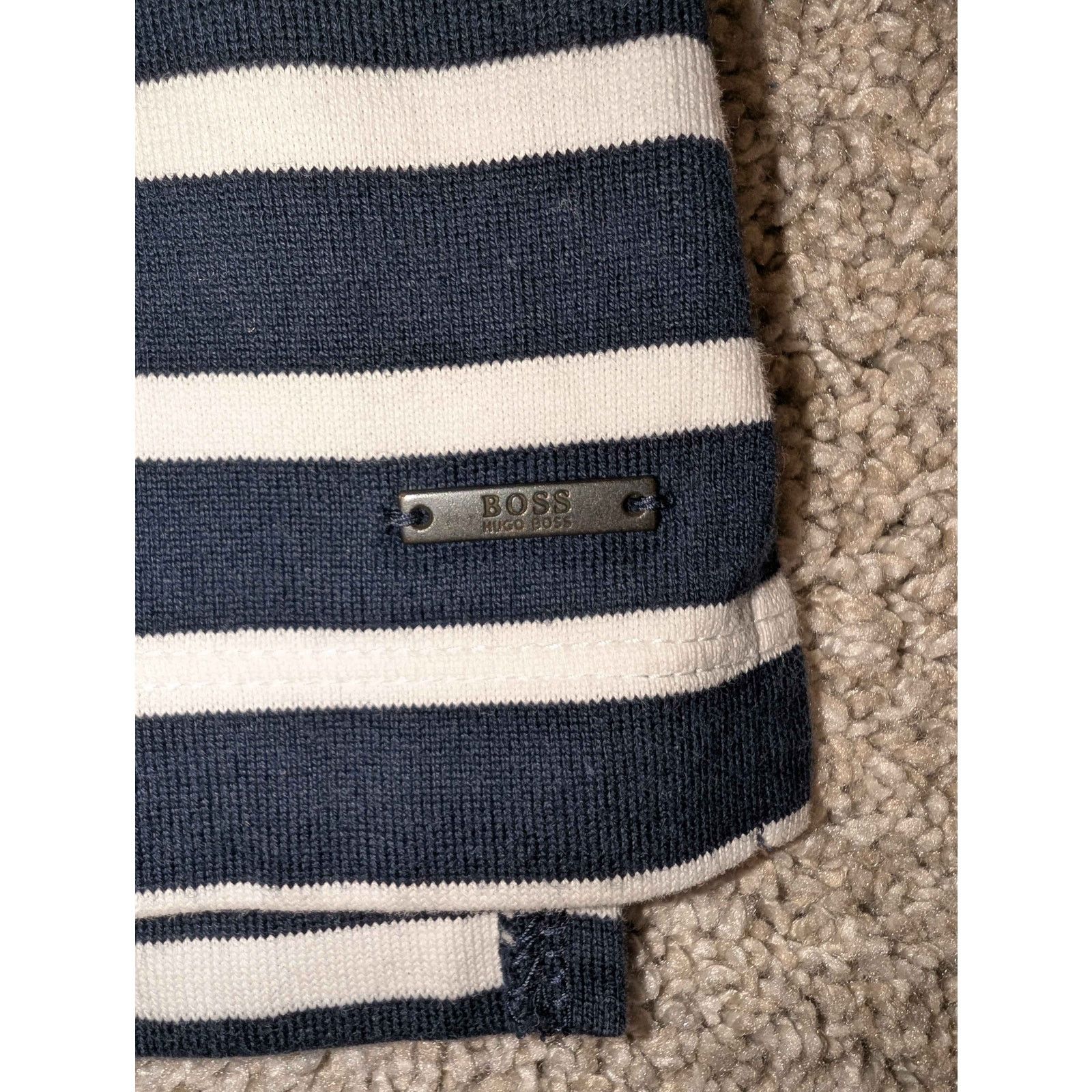 Hugo Boss Hugo Boss Mens Striped Tshirt XXL Size US XXL / EU 58 / 5 - 7 Thumbnail