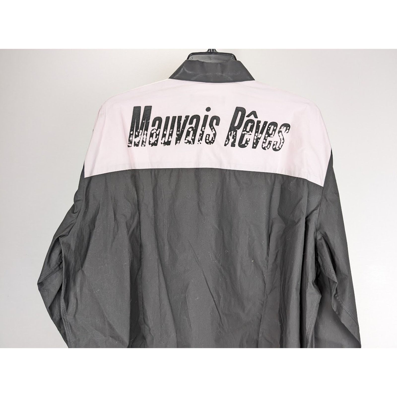 Raf Simons o1rshd1 Bicolor Americano Shirt Print On Shoulder Black/Pink Size US XL / EU 56 / 4 - 2 Thumbnail