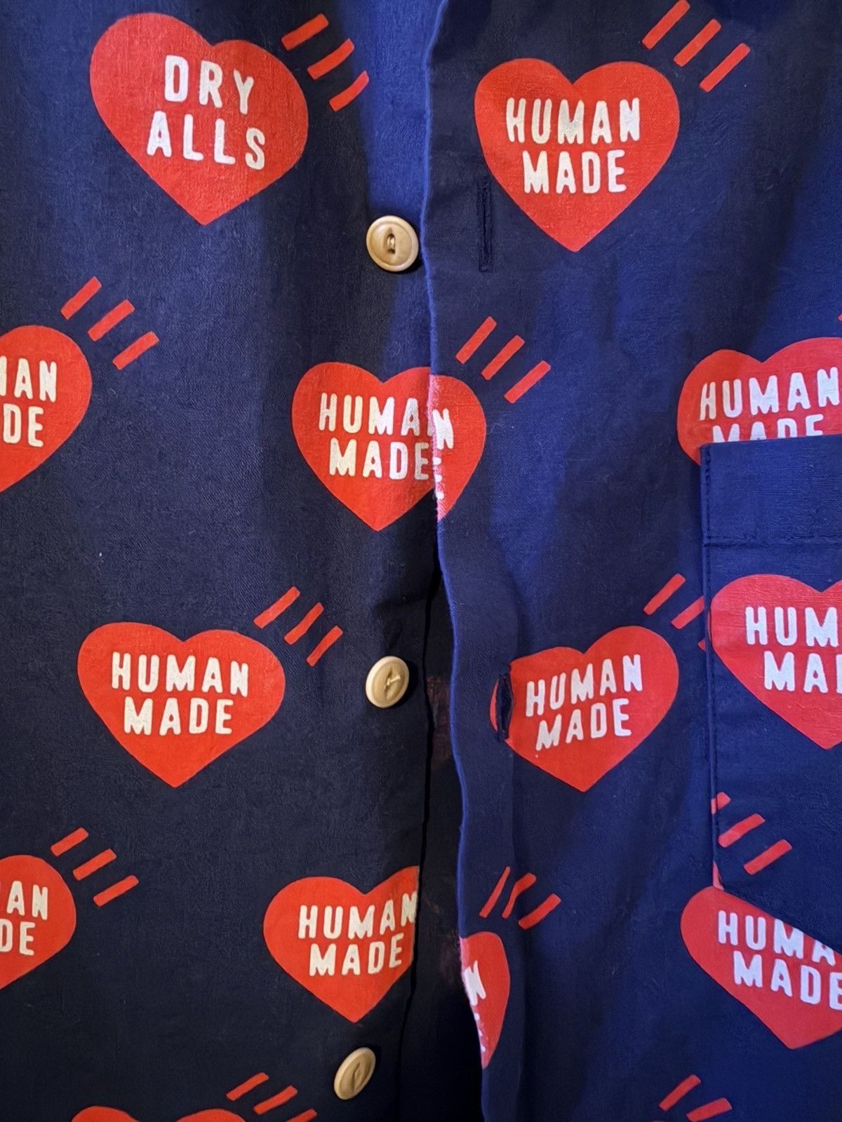 Human Made Heart Aloha Shirt