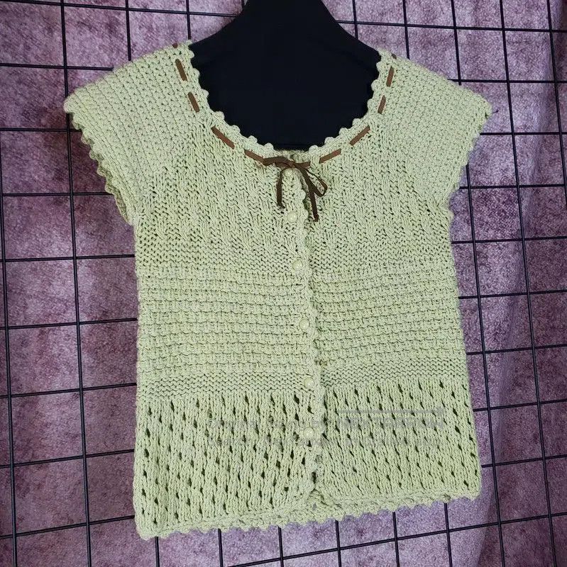 Burberry Burberry Summer Mint Green Knitted Top. Size M / US 6-8 / IT 42-44 - 2 Thumbnail