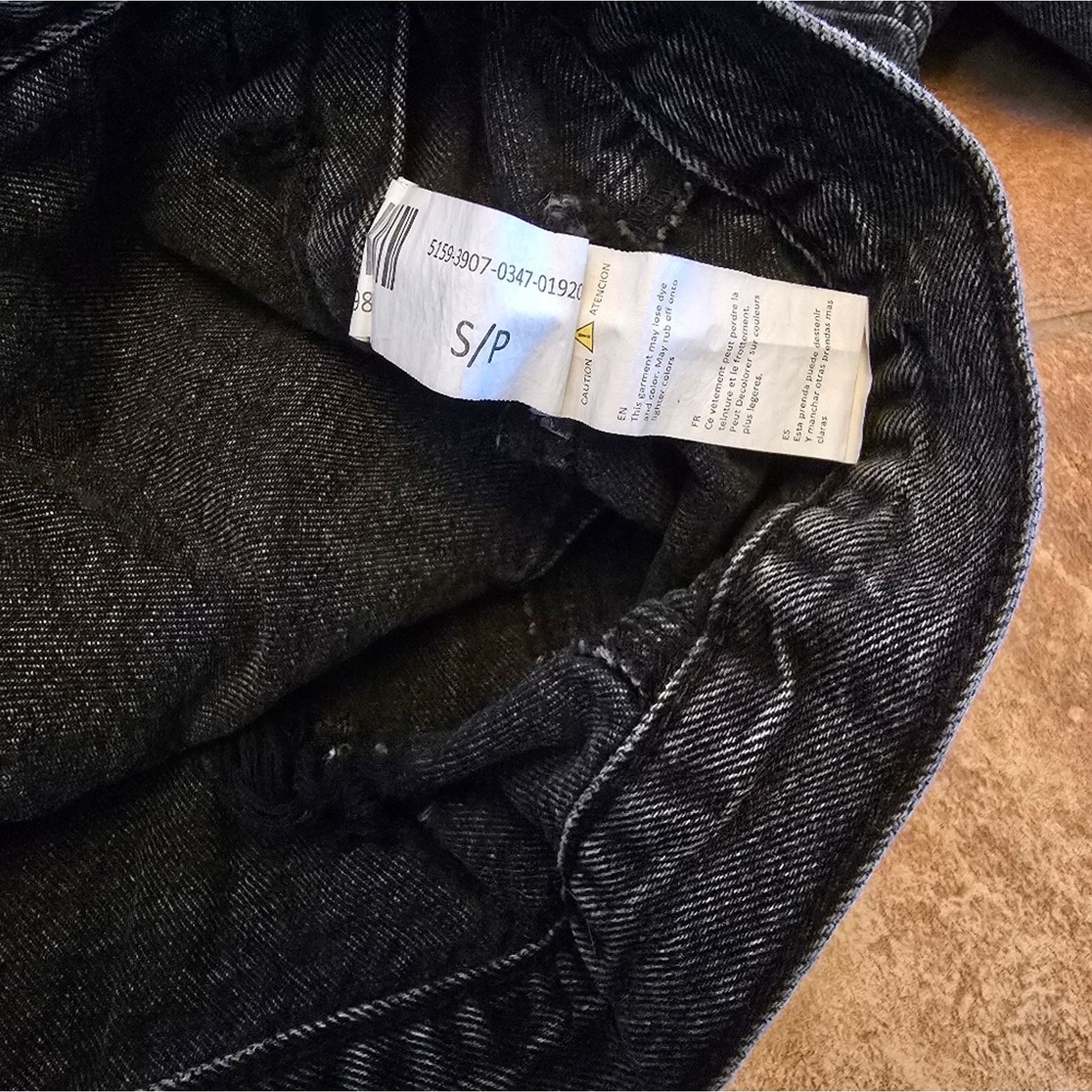 Other Black Denim | REFUGE | Distressed Jean Jacket Size S / US 4 / IT 40 - 3 Thumbnail