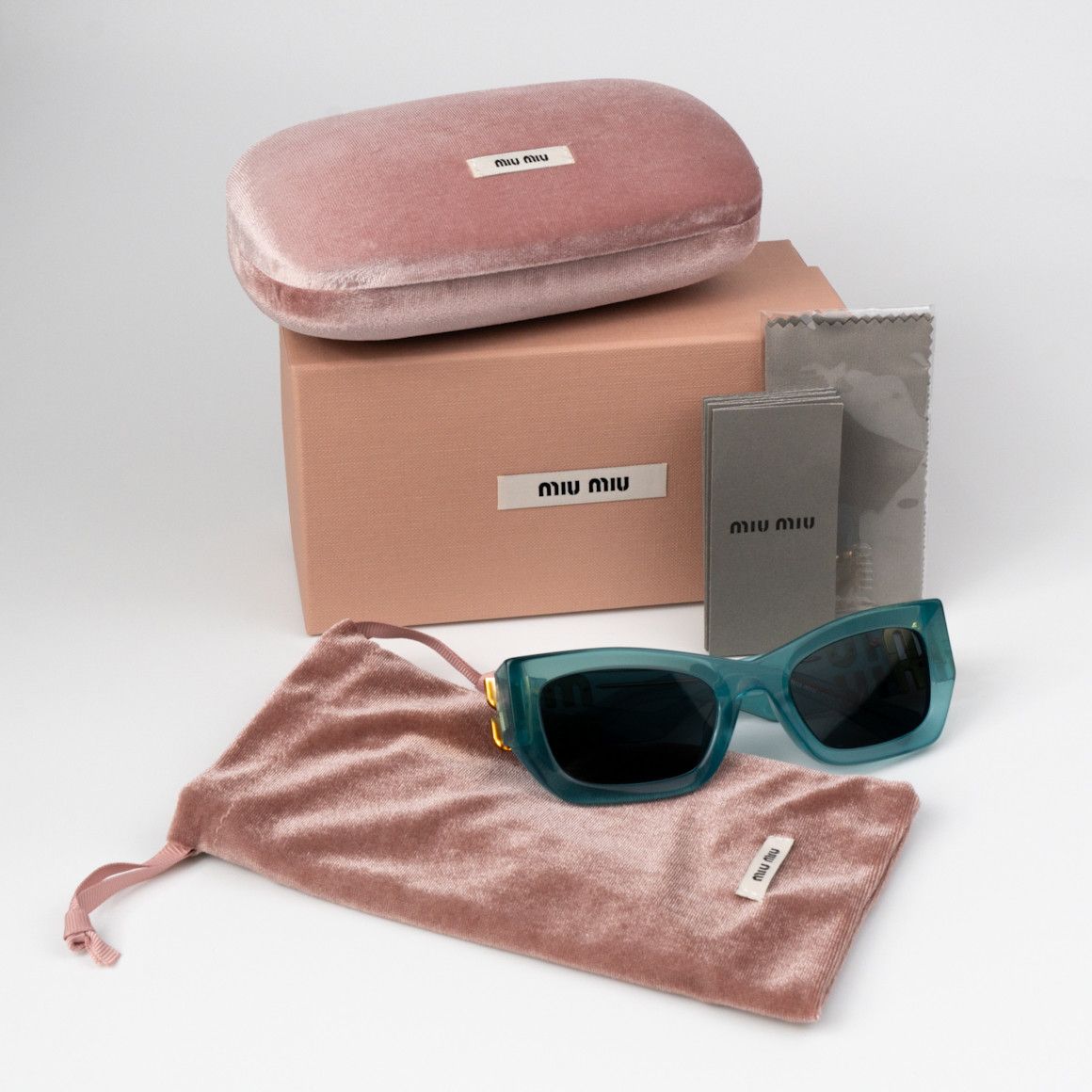 Miu Miu Miu Miu Women Sunglasses MU09WS GLIMPSE 19L09T BRAND NEW Size ONE SIZE - 13 Thumbnail