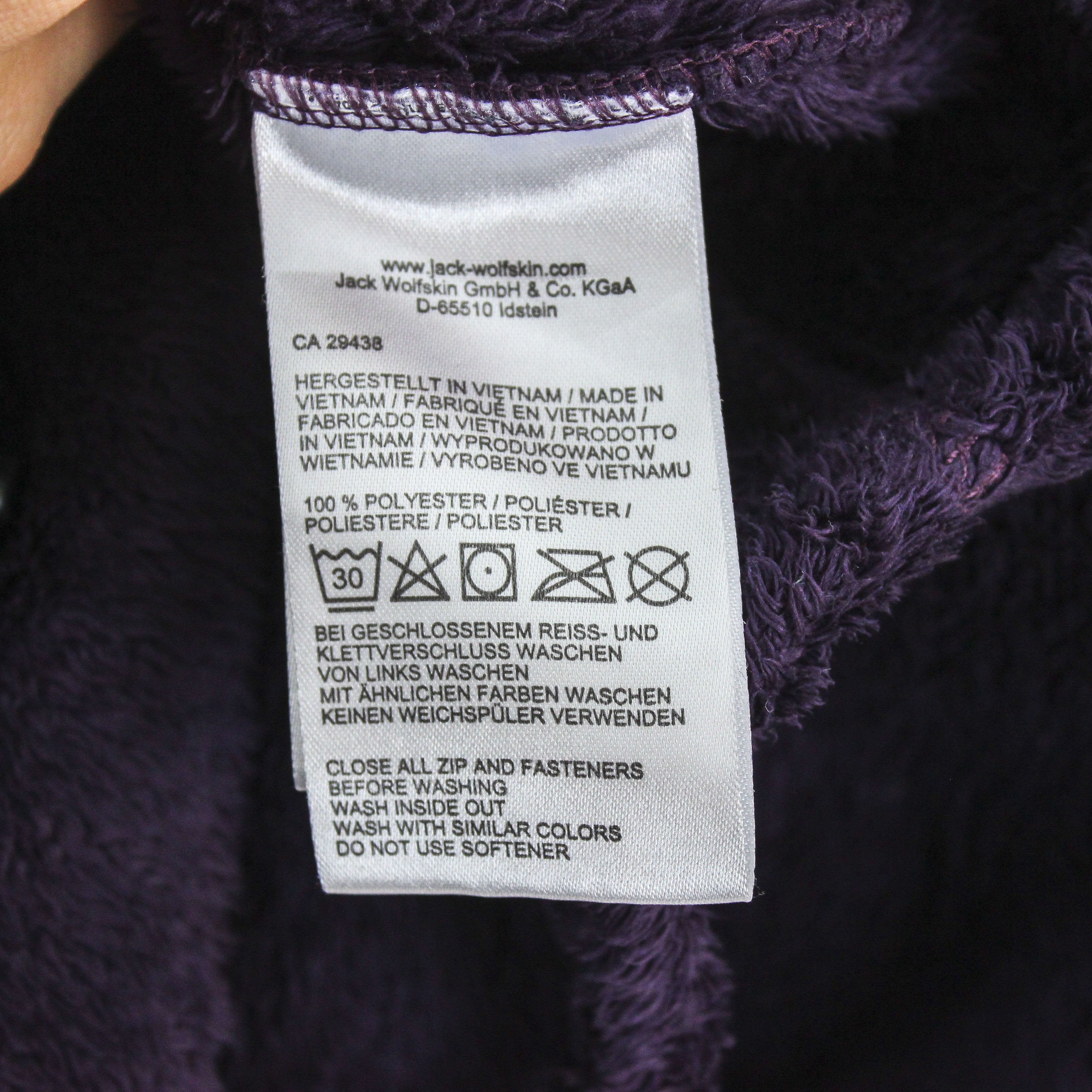 Jack Wolfskin Nanuk S Sherpa Fleece Jacket Jumper Cardigan Sweatshirt Size S / US 4 / IT 40 - 8 Thumbnail