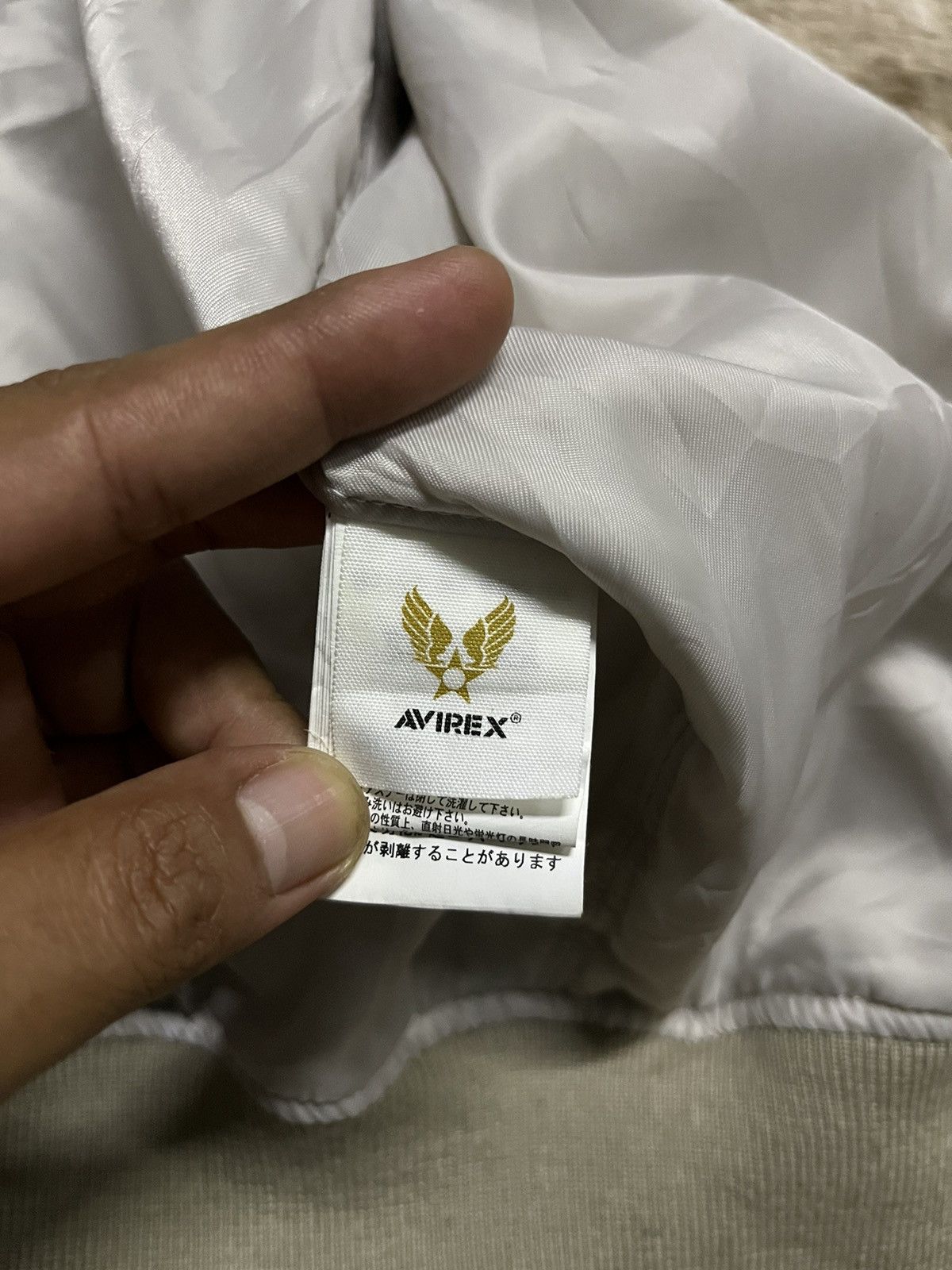 Avirex RARE Avirex USA Embroidery Spell Out Bomber Jacket Size US L / EU 52-54 / 3 - 11 Thumbnail
