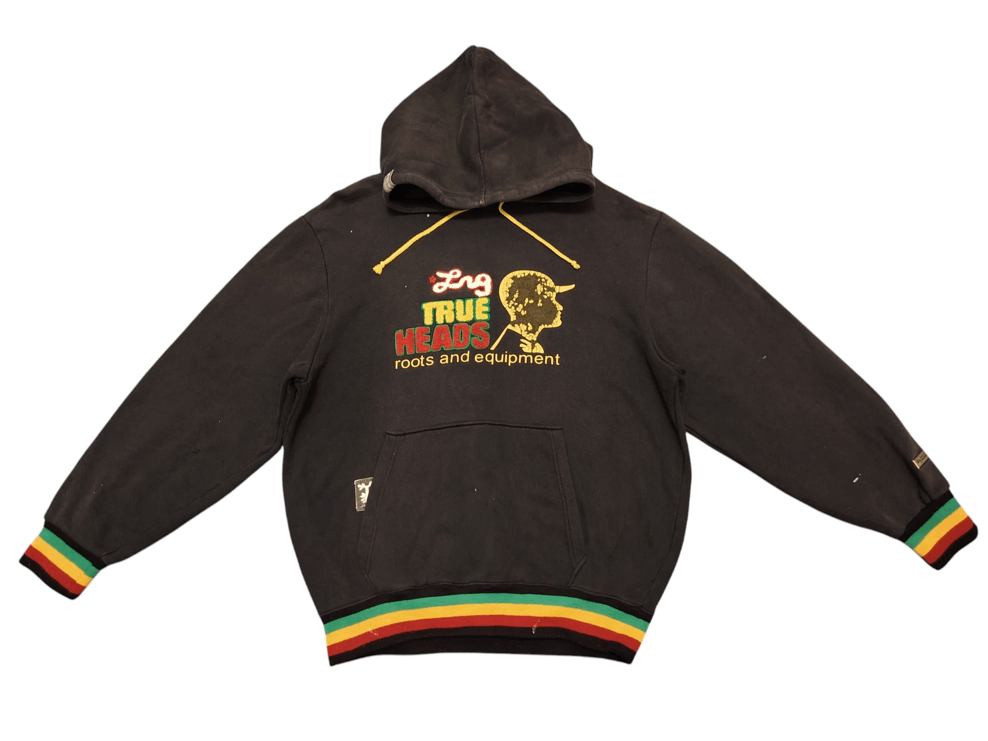 LRG Distressed Thrashed Sun faded Rare LRG True Heads Hoodie Size US L / EU 52-54 / 3 - 1 Thumbnail