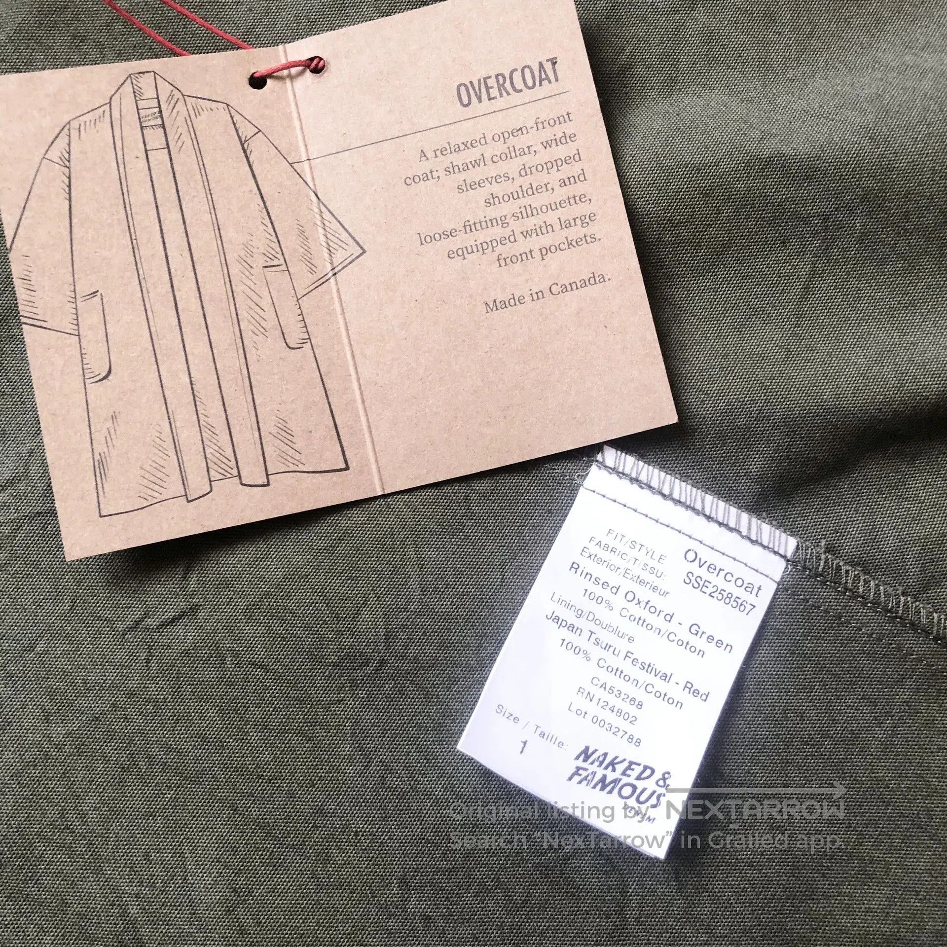 Naked & Famous Naked&Famous Noragi Jacket. Size US S / EU 44-46 / 1 - 9 Thumbnail