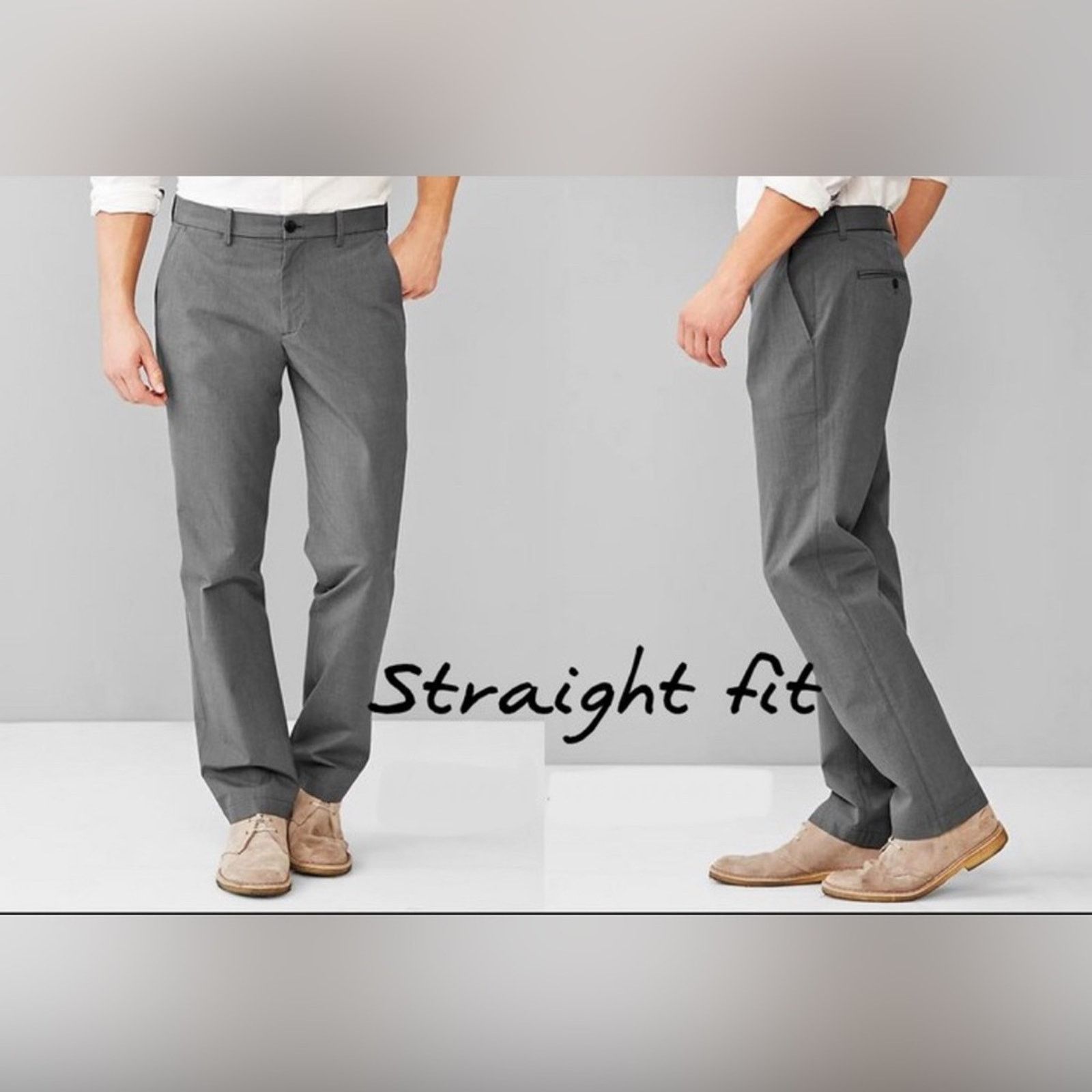 Gap GAP Tailored Khakis Pants - Straight Fit Size US 38 / EU 54 - 9 Thumbnail
