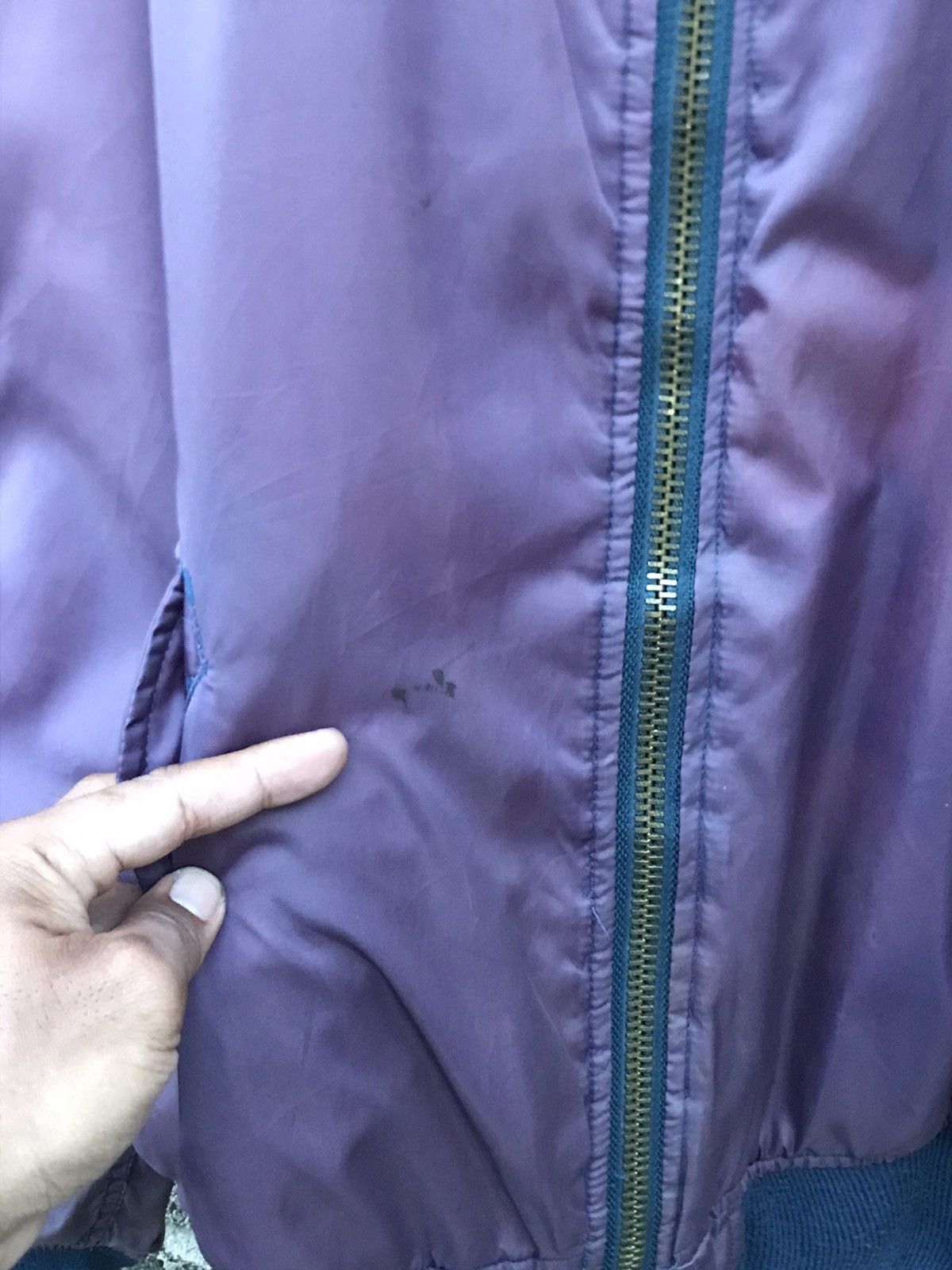 Japanese Brand × Vintage ⚡️Vintage Gavial Distressed Bomber Jacket Size US L / EU 52-54 / 3 - 8 Thumbnail