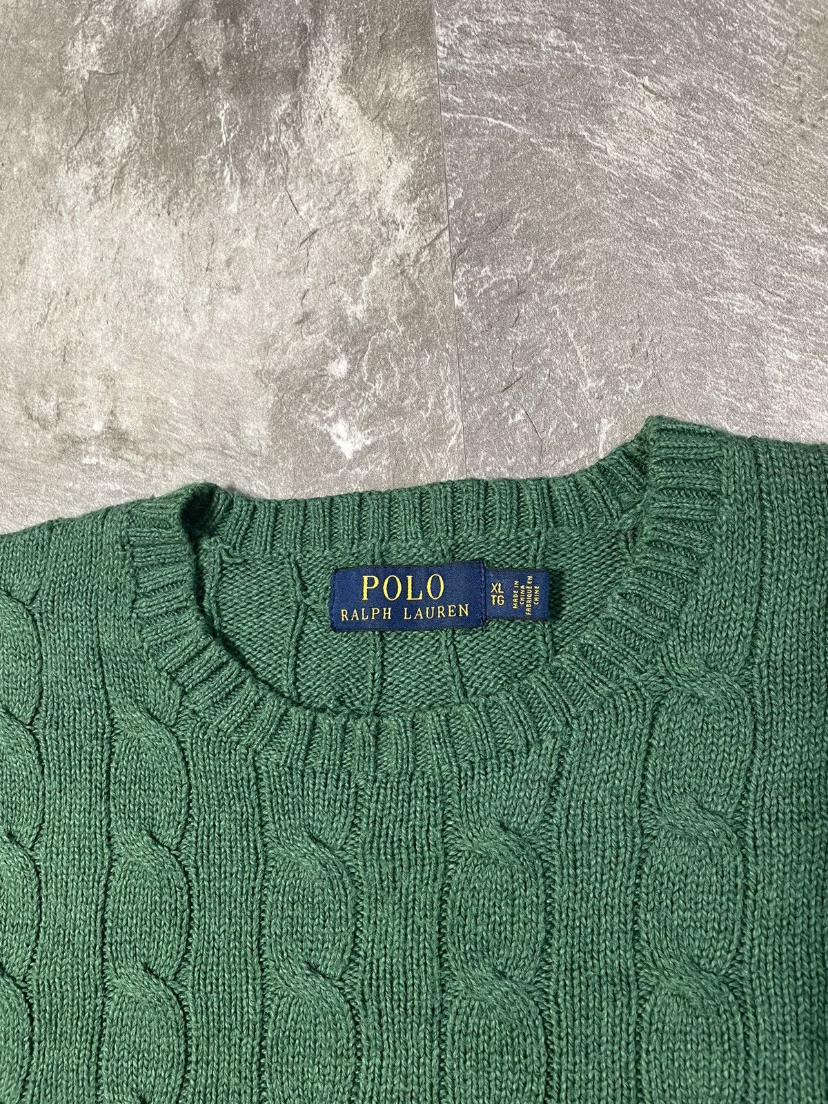 Polo Ralph Lauren Polo Ralph Lauren Cable Knit Sweater Vintage 90s Y2k Luxury Size US XL / EU 56 / 4 - 3 Thumbnail